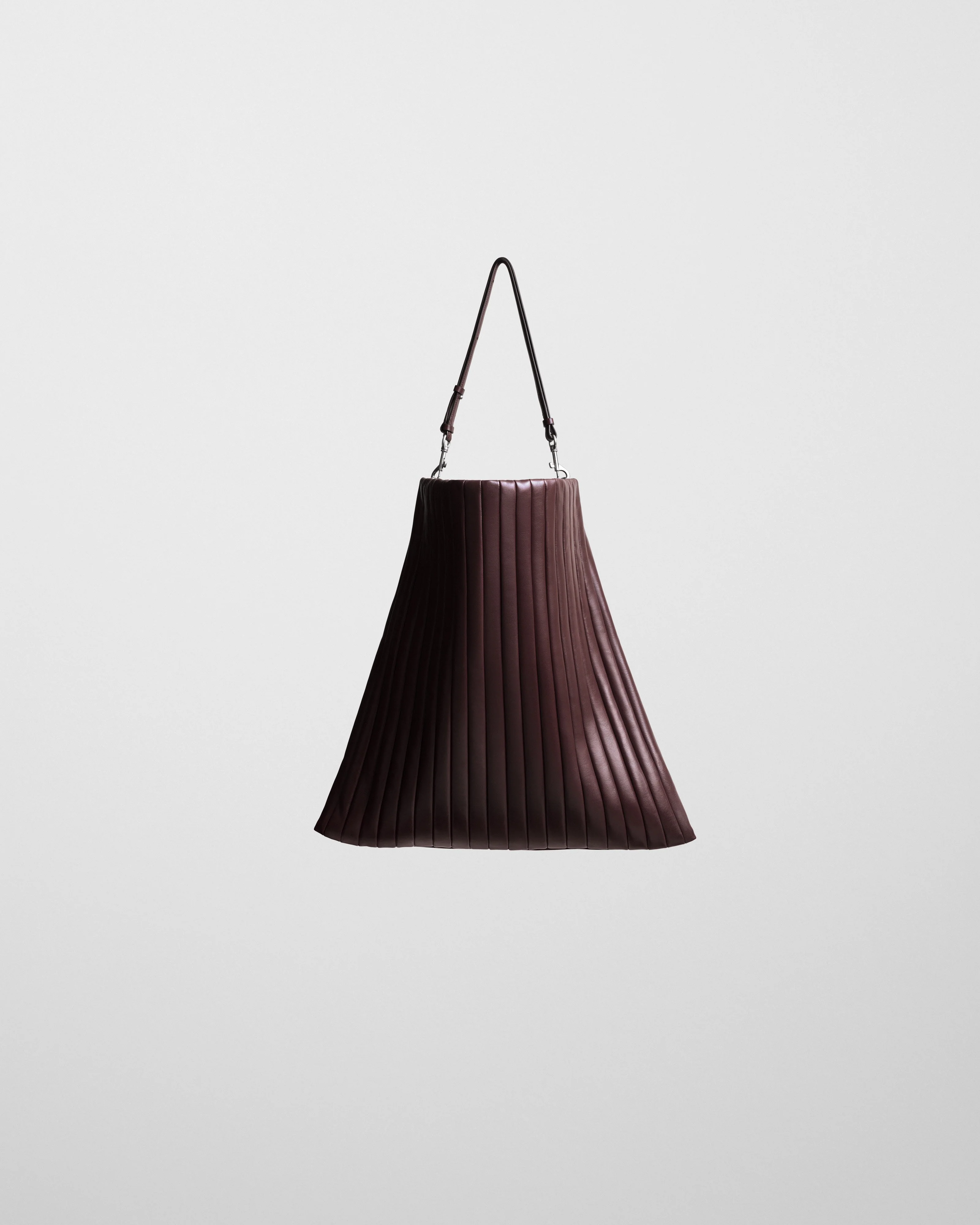 ACCORDION BAG | oxblood leather