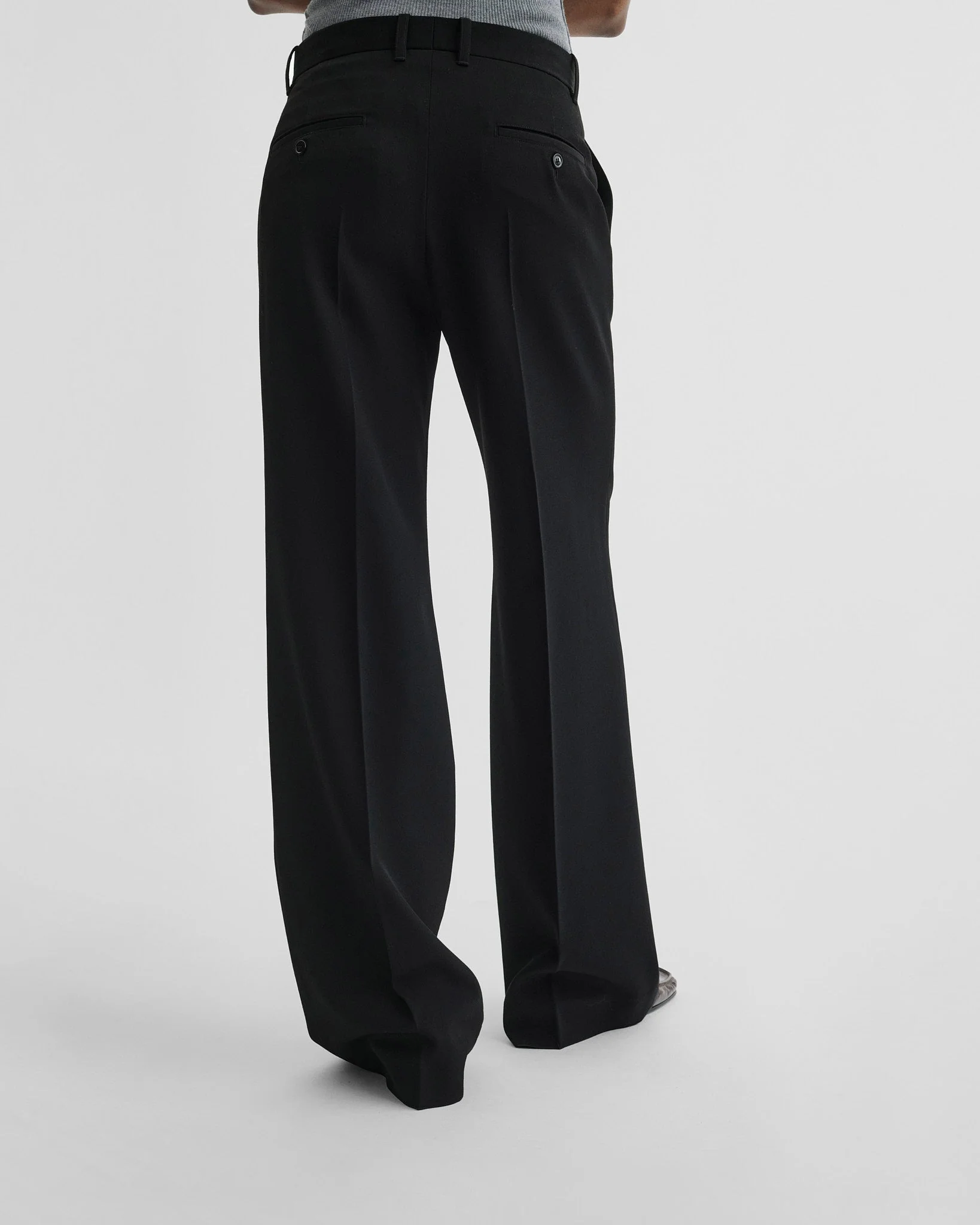 BOYISH TAILORED TROUSERS | black wool - Image 6