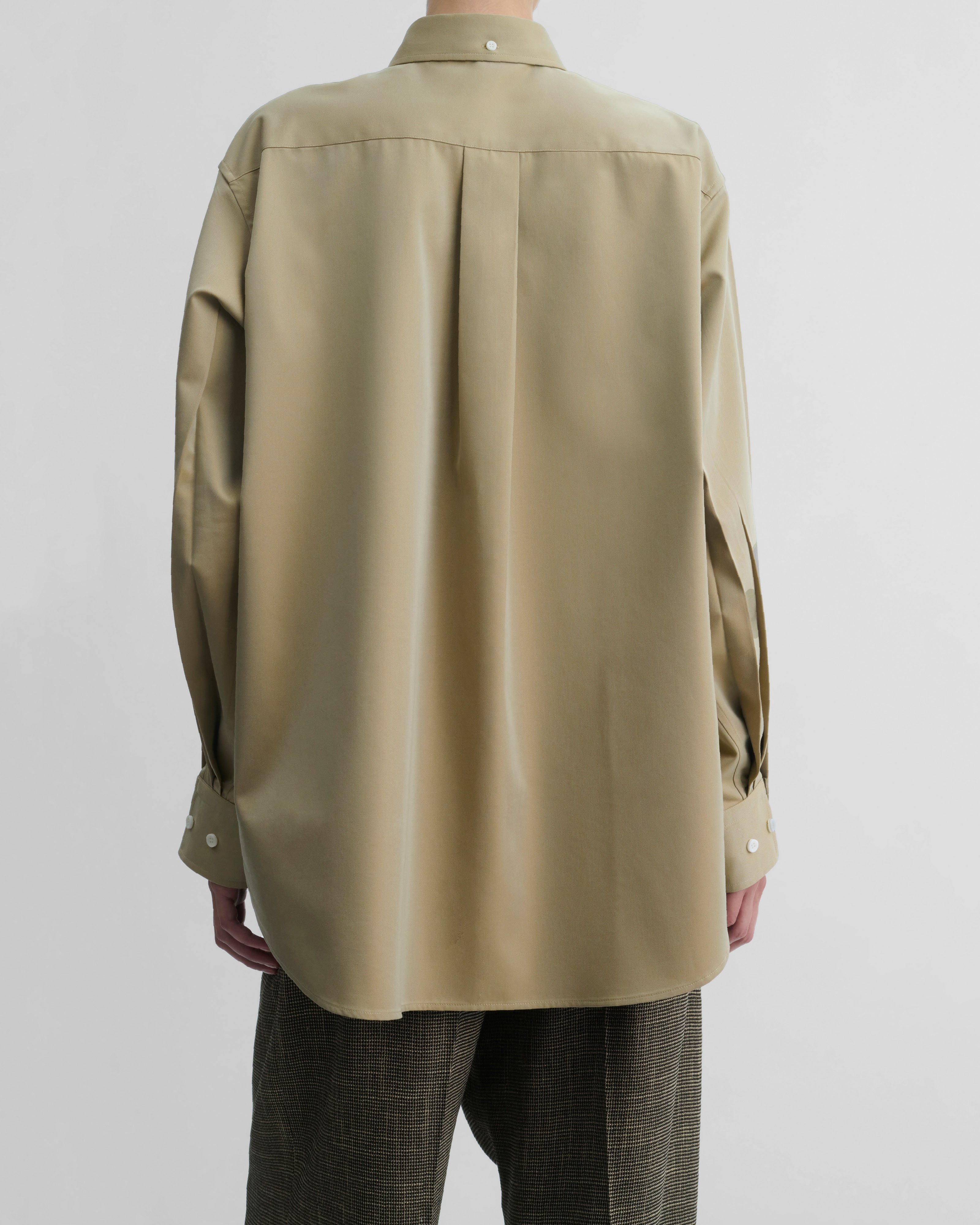 BUTTON COLLAR SHIRT | trench cotton - Image 4