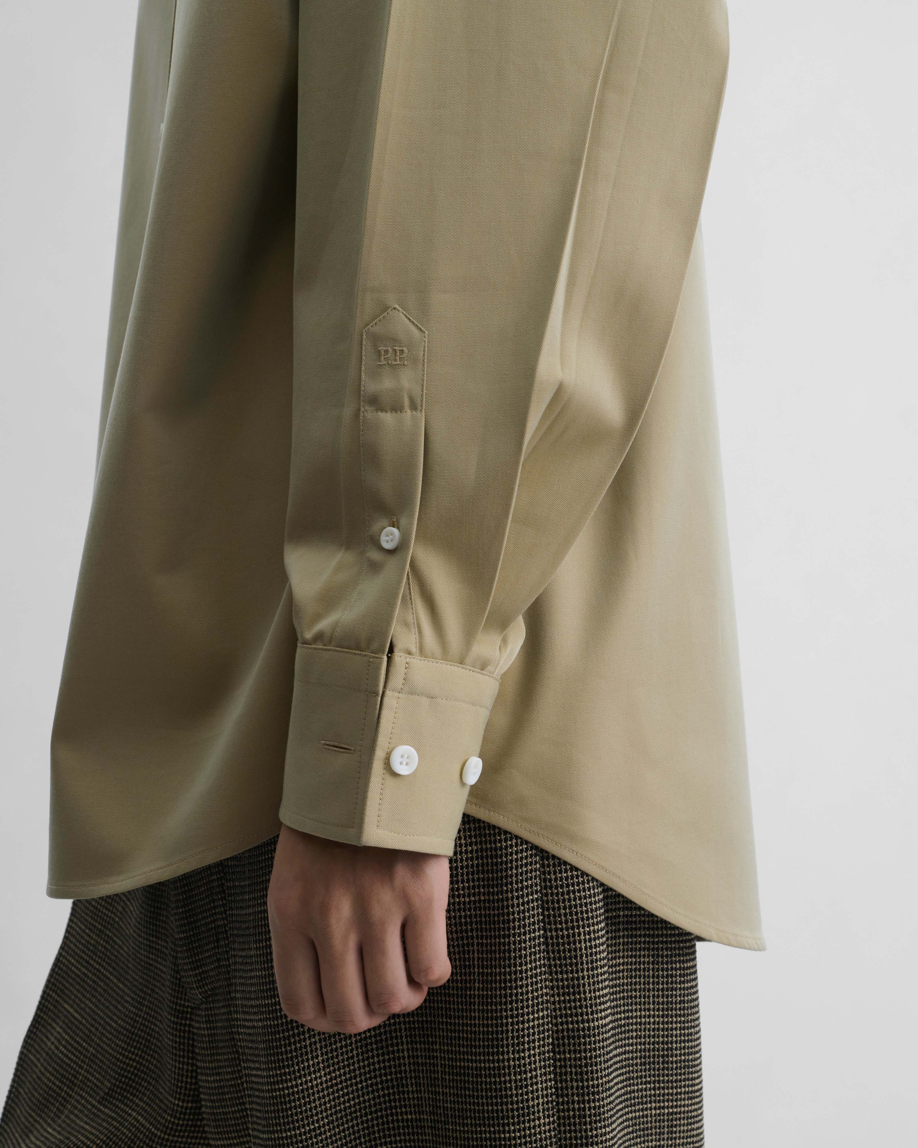 BUTTON COLLAR SHIRT | trench cotton - Image 6