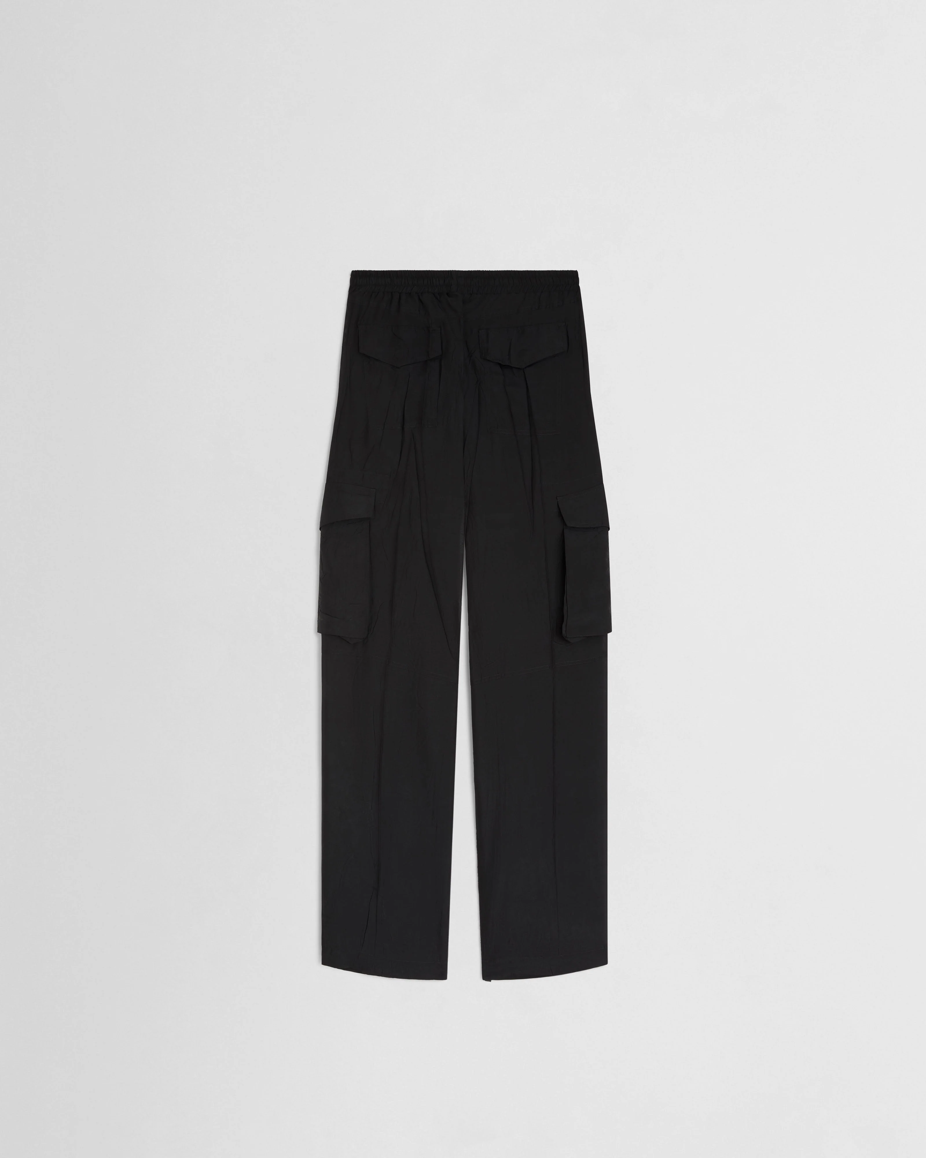 CARGO TROUSERS | black silk - Image 2