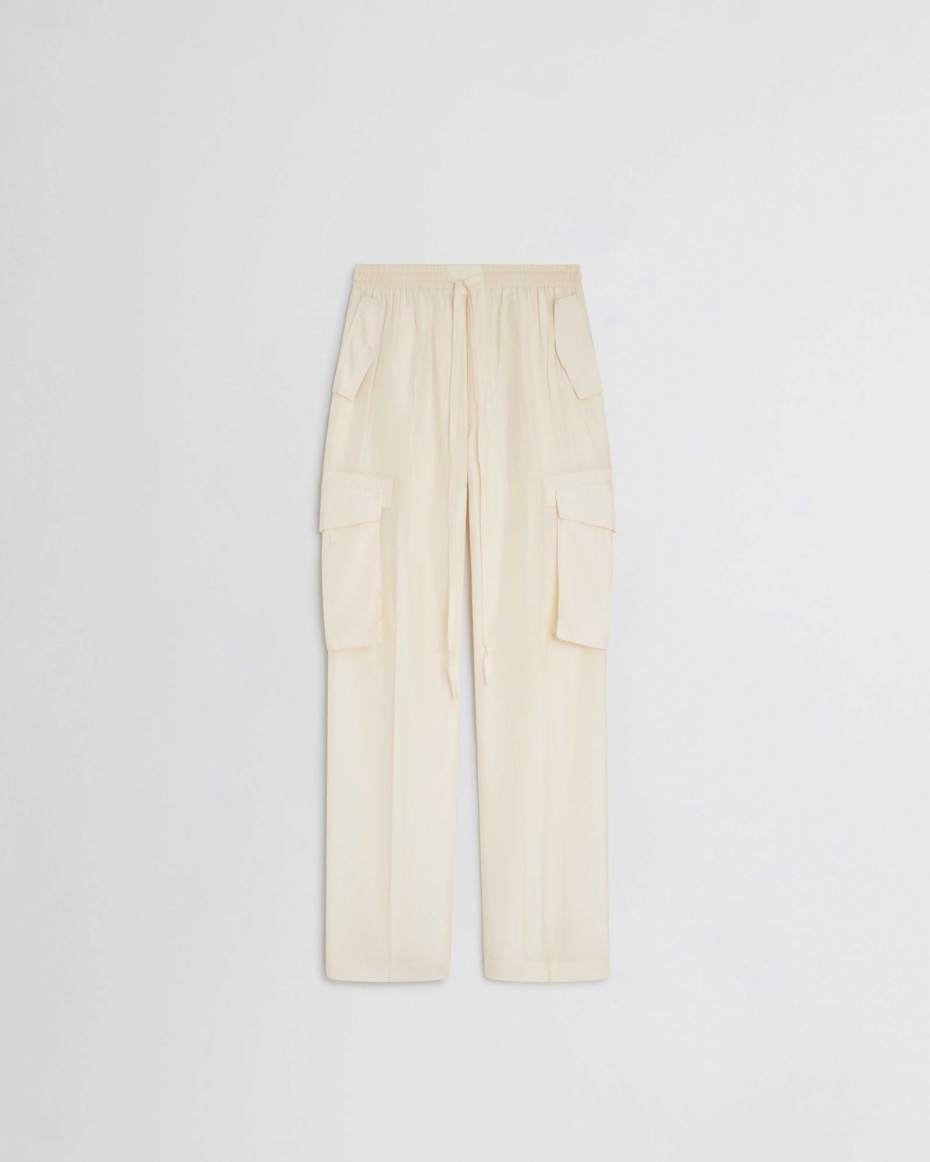 CARGO TROUSERS | vanilla silk