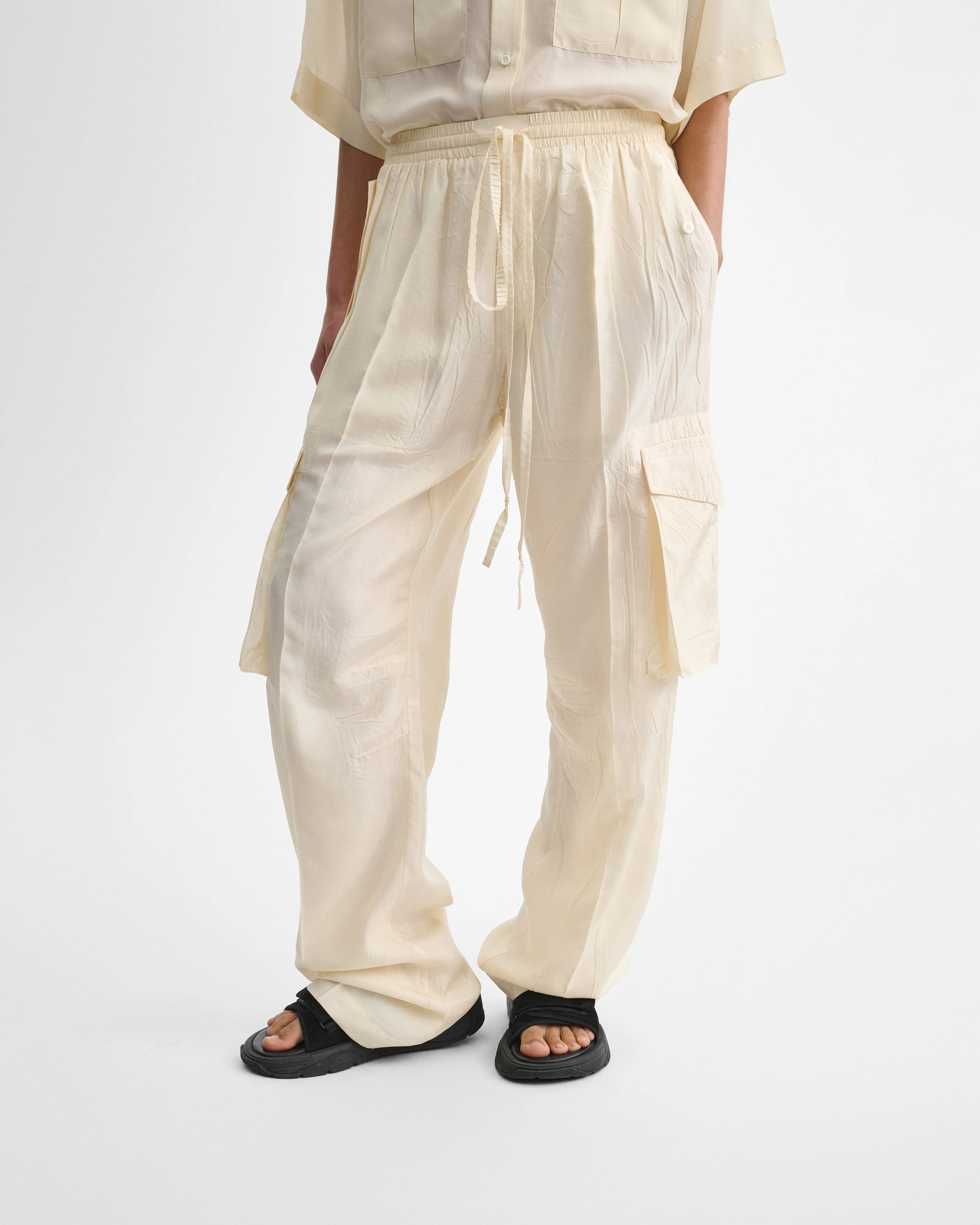 CARGO TROUSERS | vanilla silk - Image 4