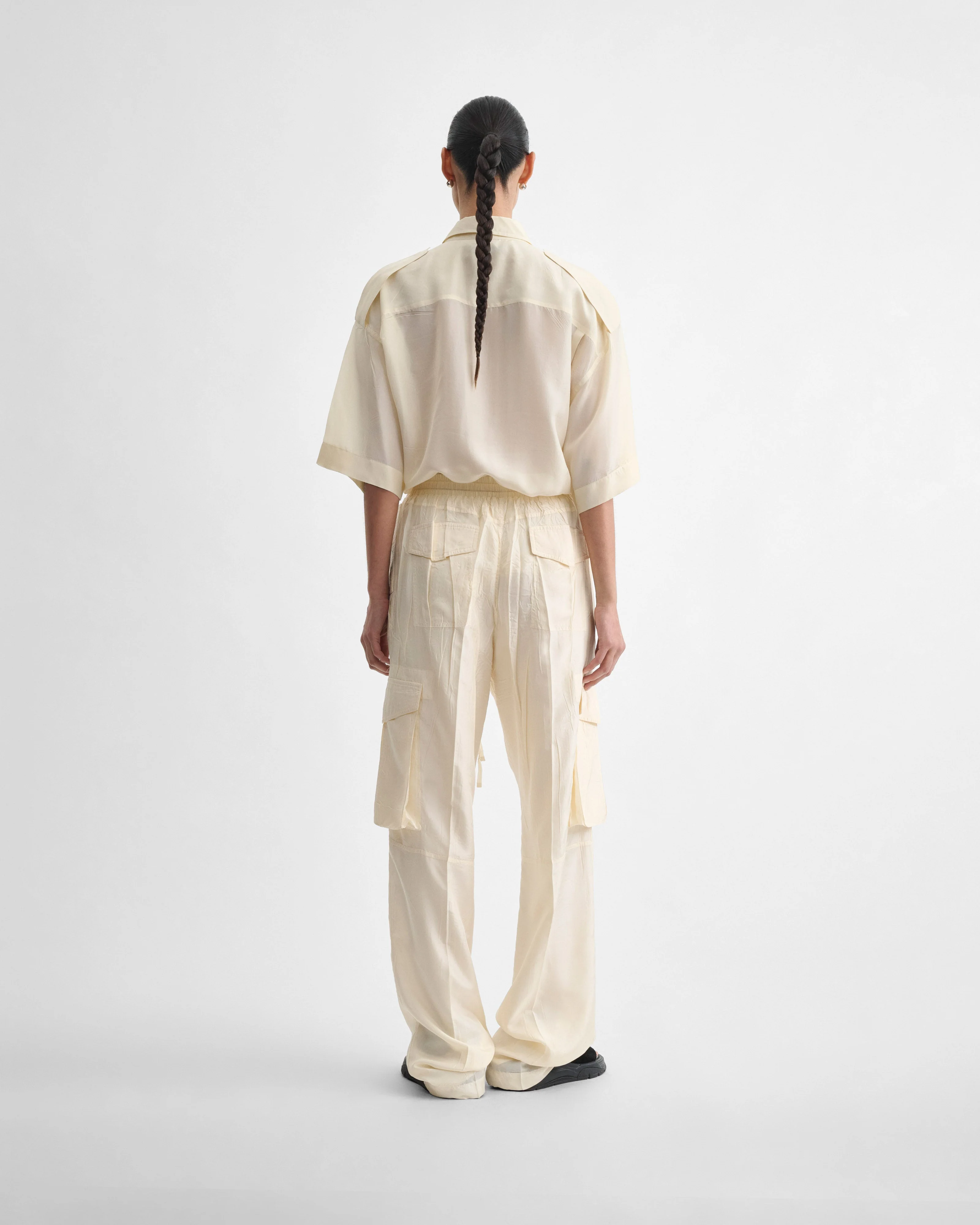CARGO TROUSERS | vanilla silk - Image 6