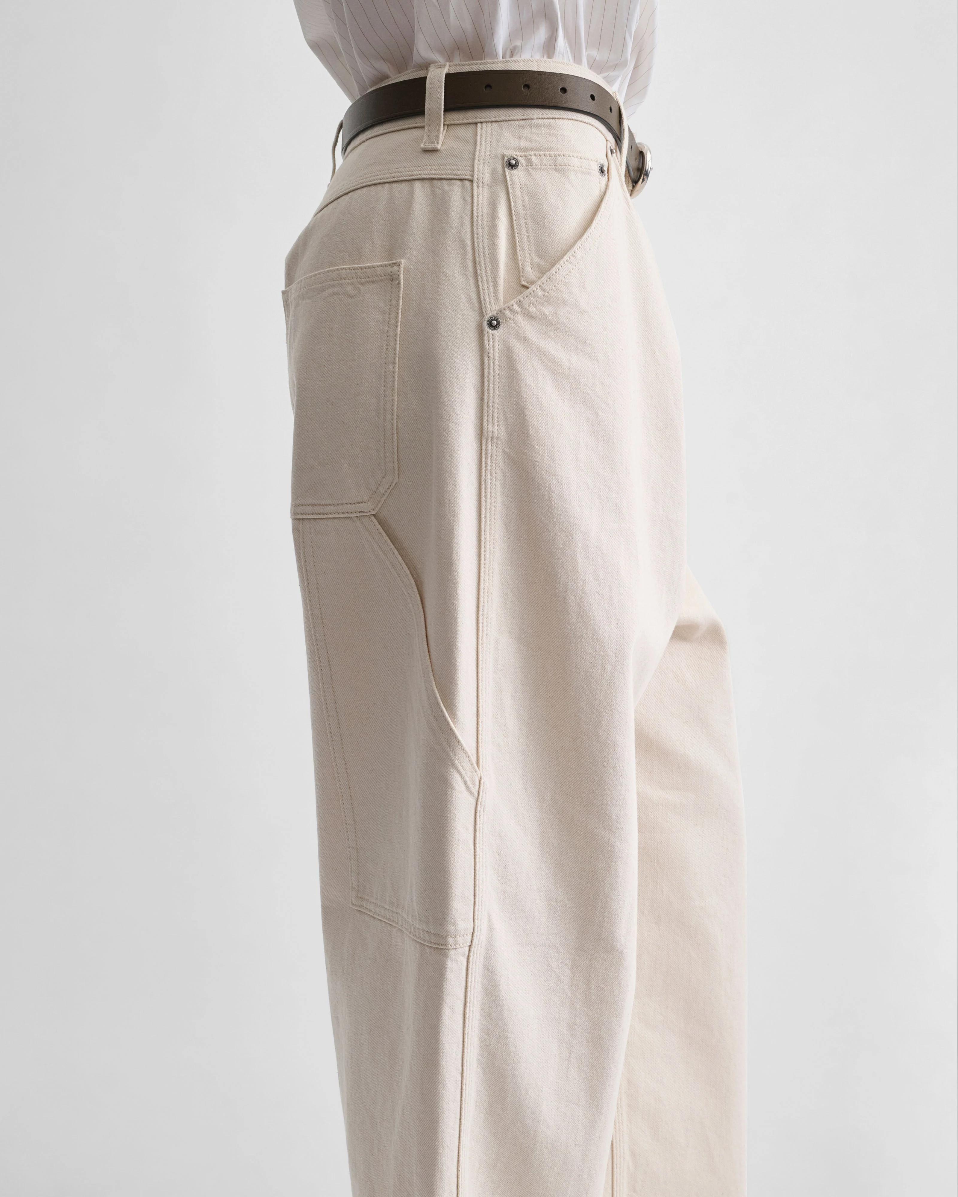 CARPENTER JEANS | cream cotton - Image 5