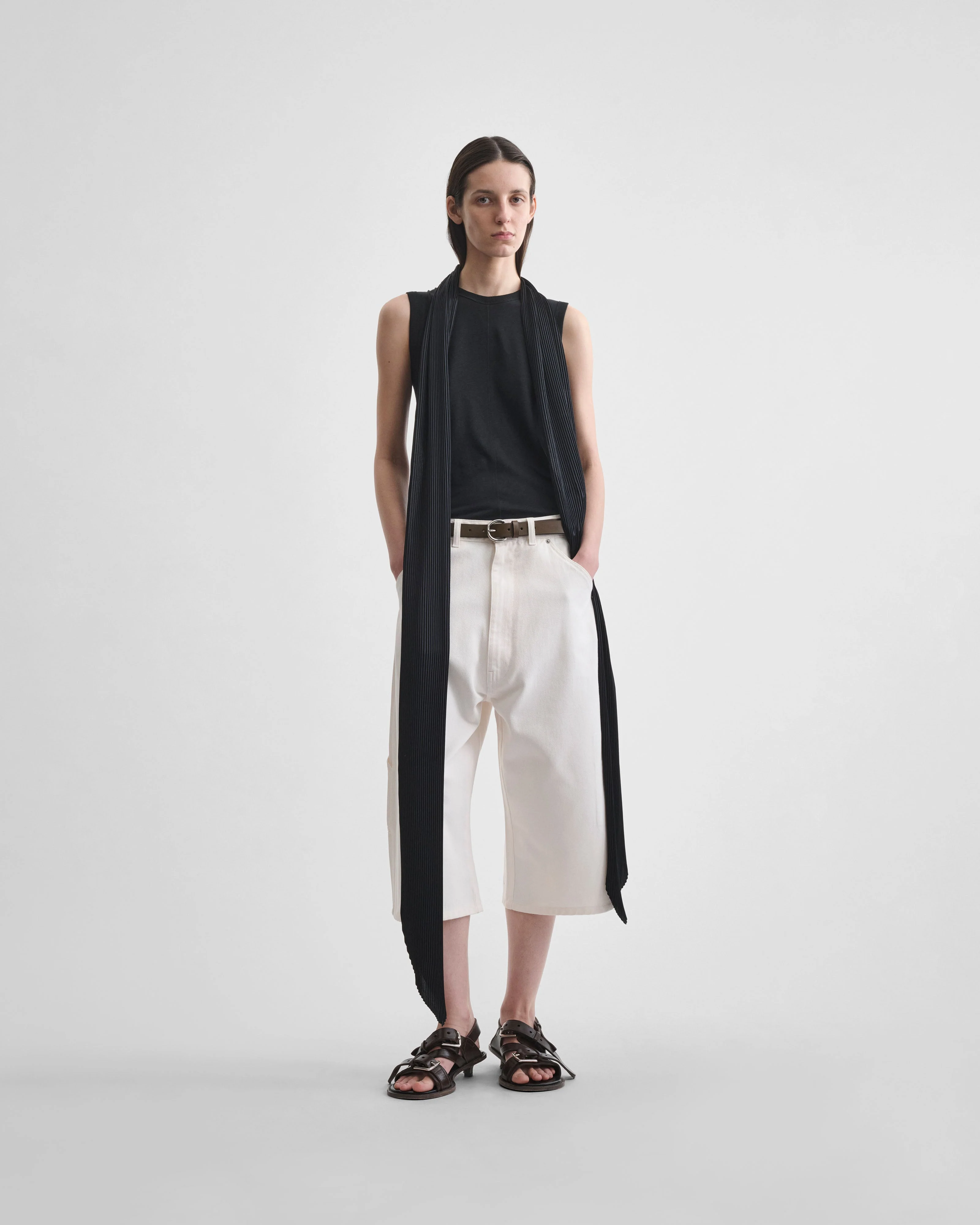 CARPENTER SHORTS | pale blush cotton - Image 3