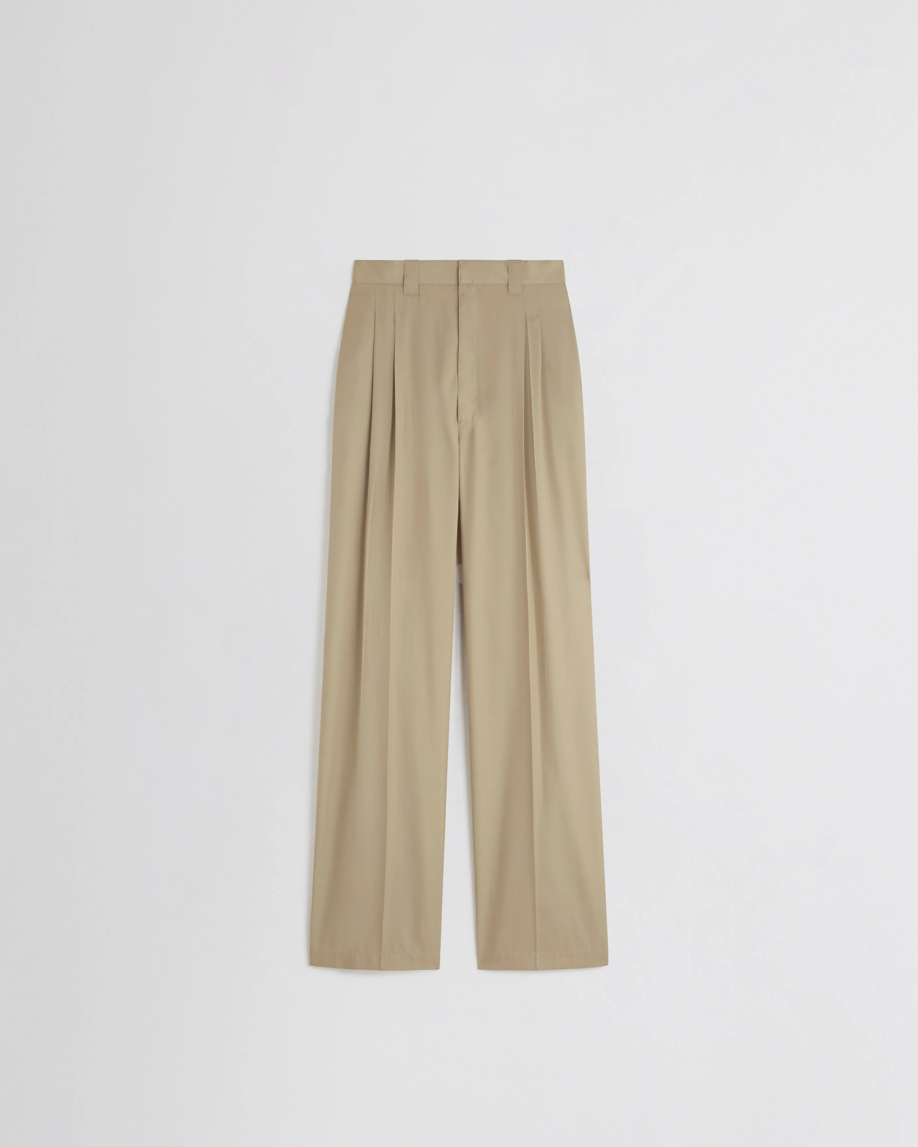 CHINO TROUSERS | trench poly twill