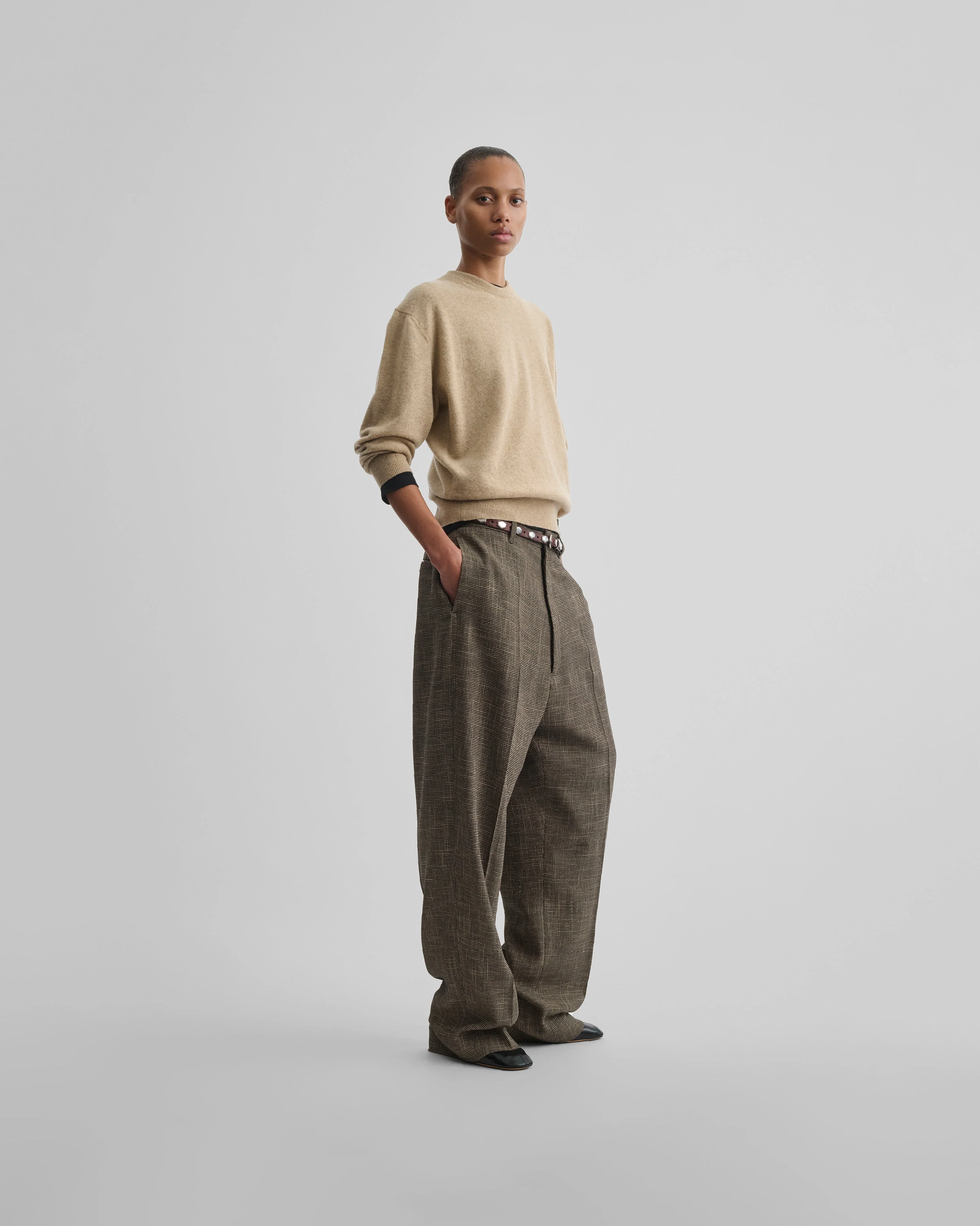 CLASSIC CREW NECK | oatmeal wool - Image 3