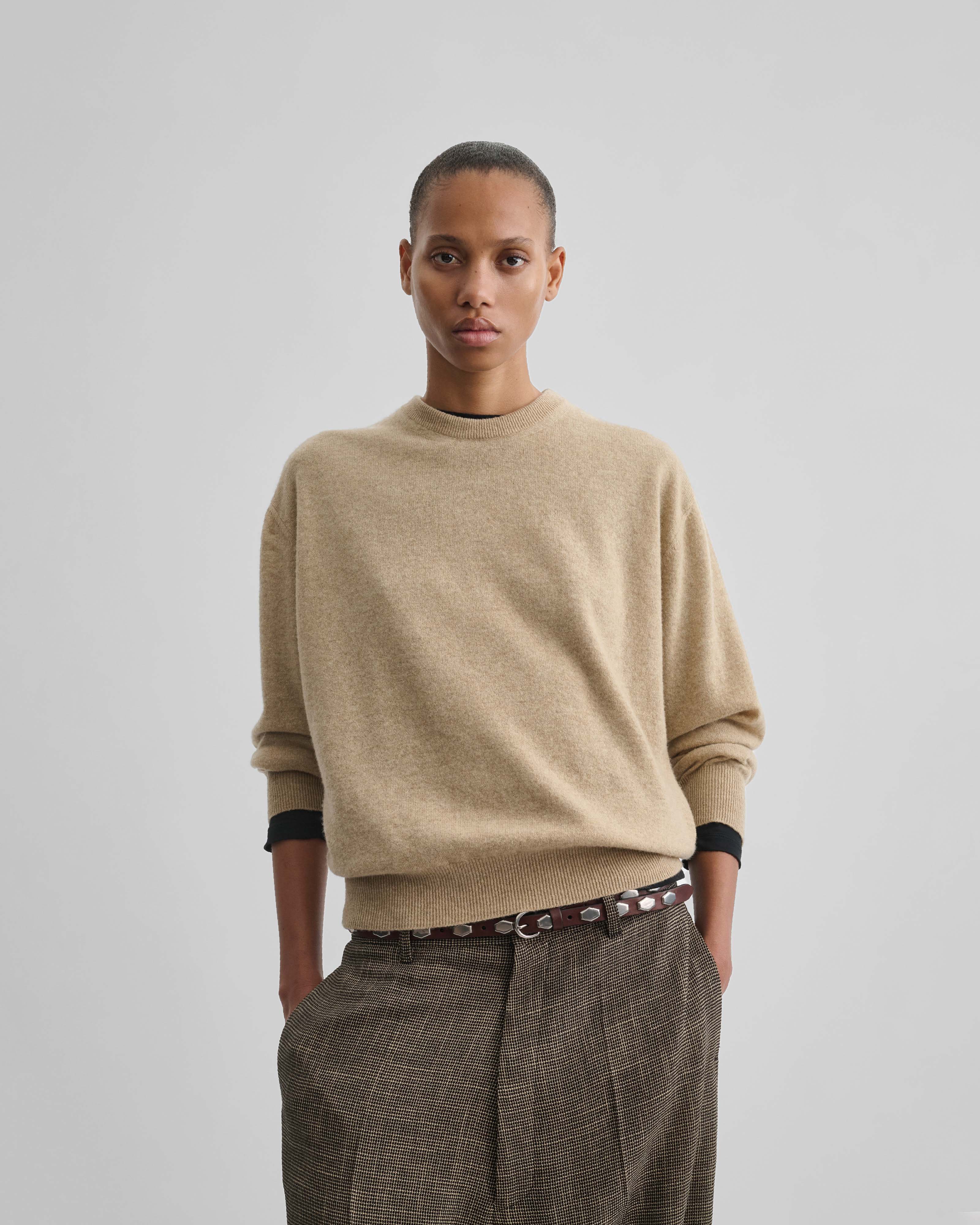 CLASSIC CREW NECK | oatmeal wool - Image 4