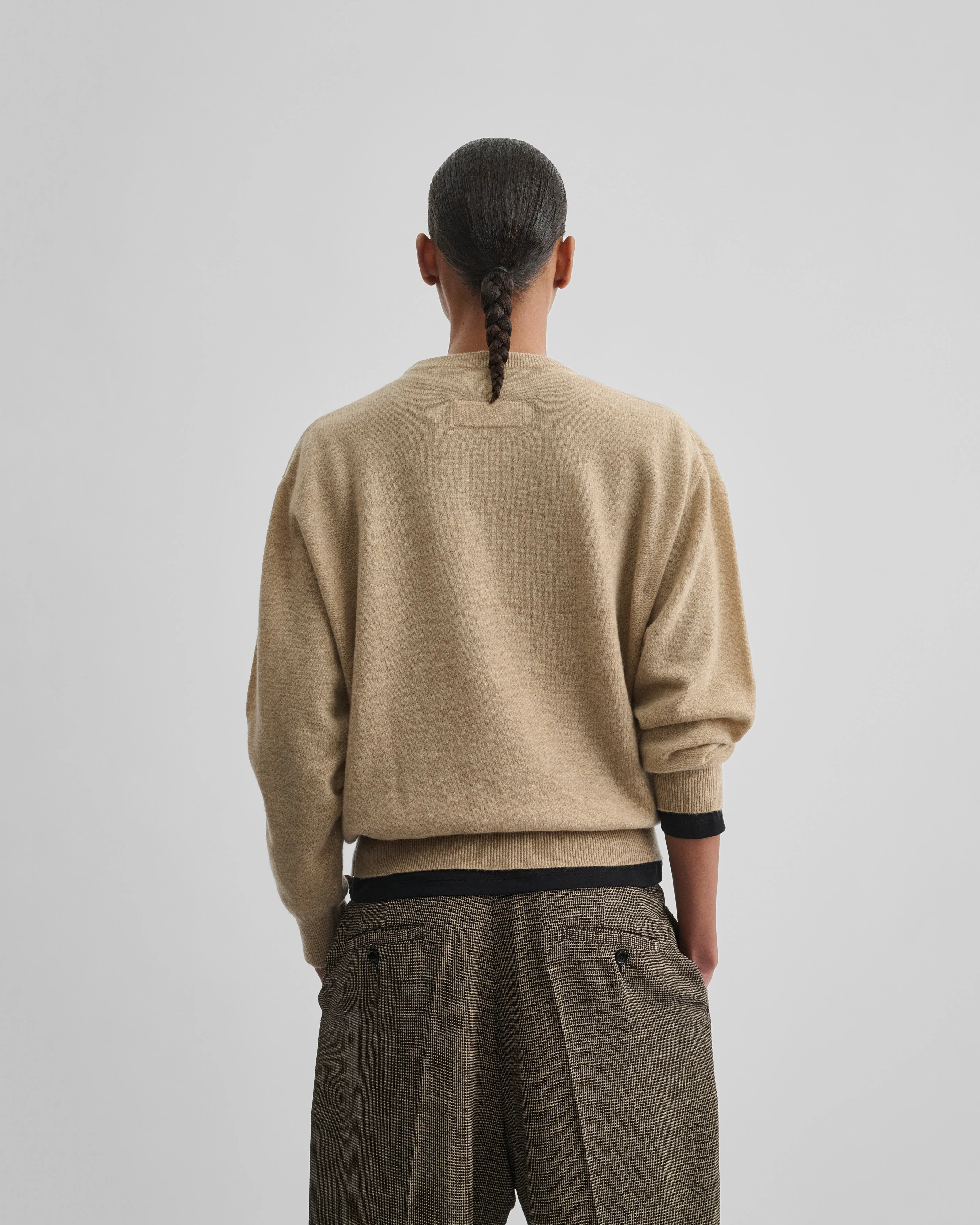 CLASSIC CREW NECK | oatmeal wool - Image 5