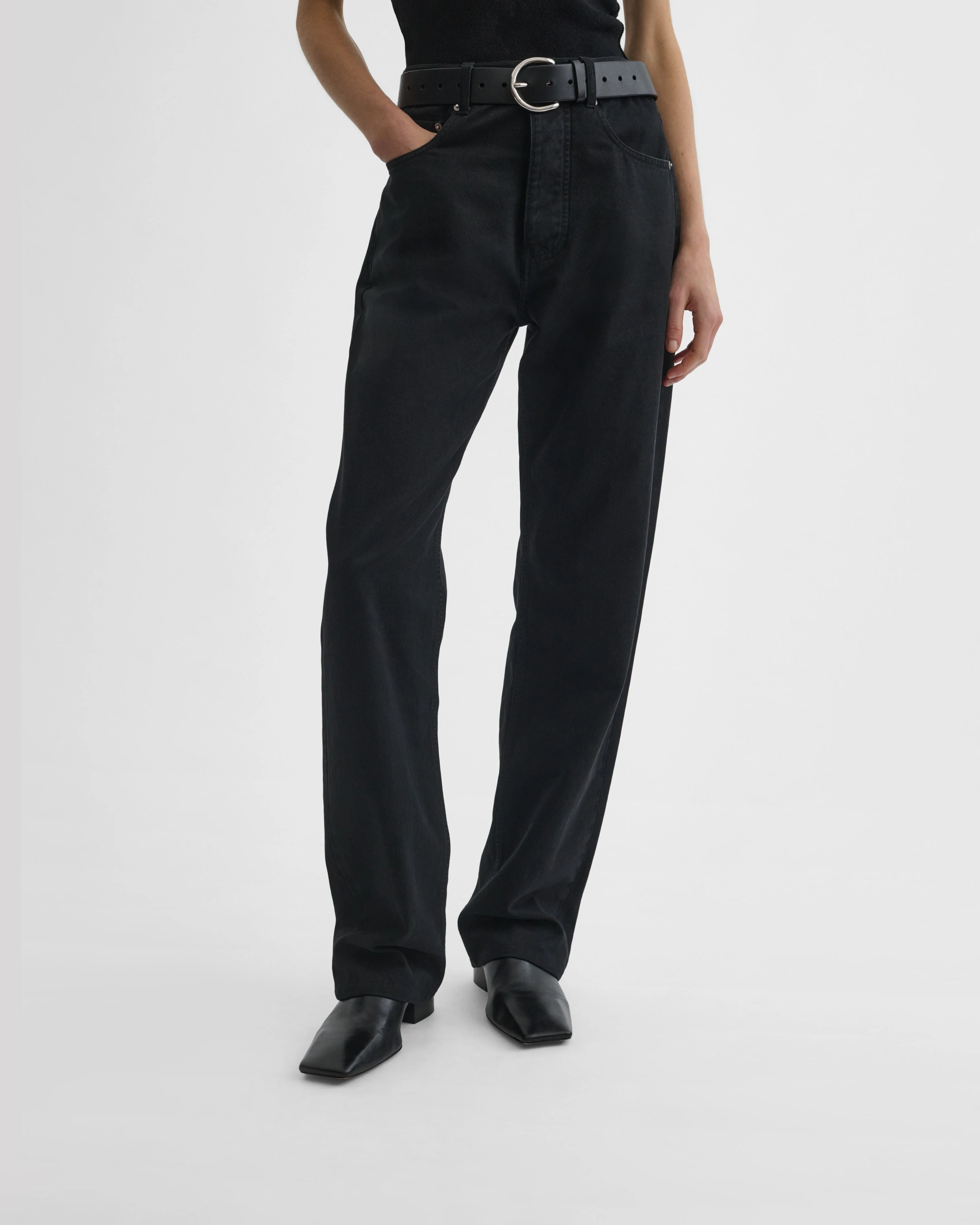 CLASSIC JEANS | black cotton - Image 3