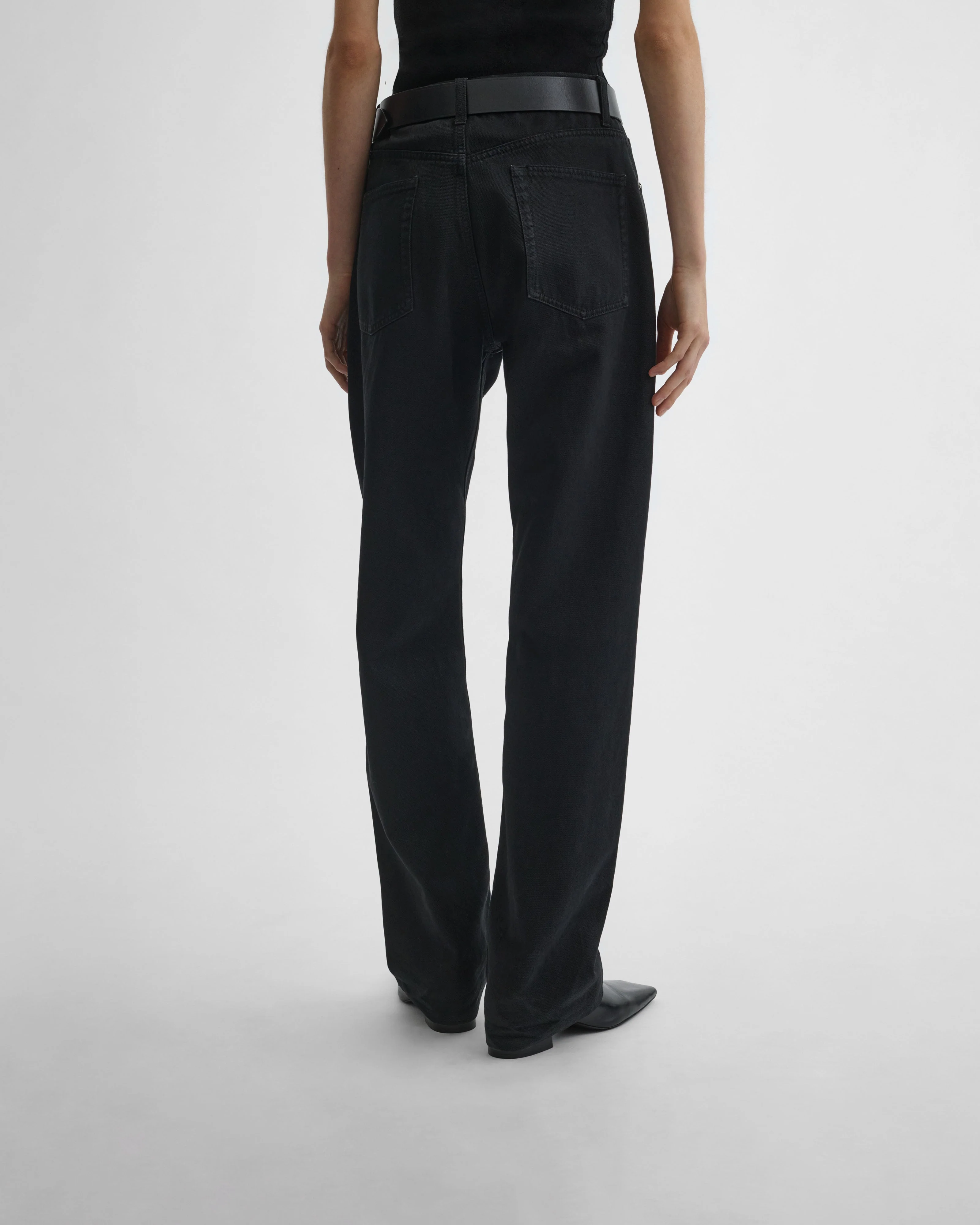CLASSIC JEANS | black cotton - Image 4