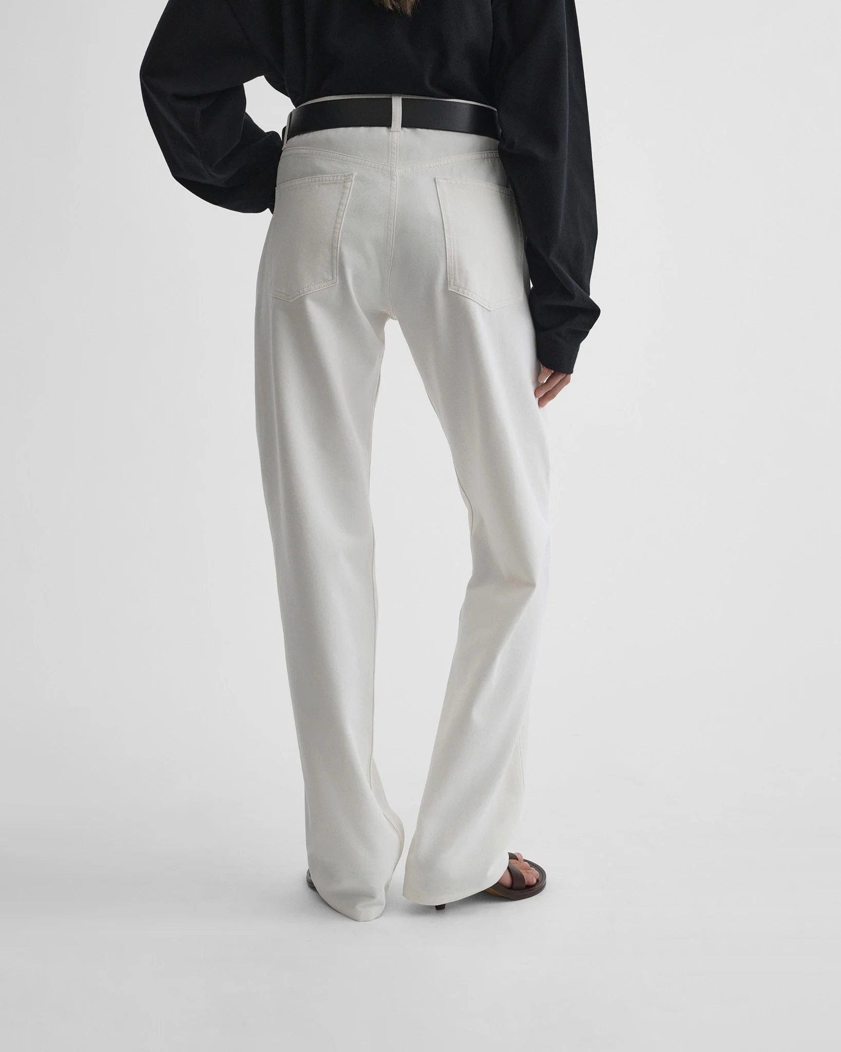 CLASSIC JEANS | plaster white cotton - Image 3