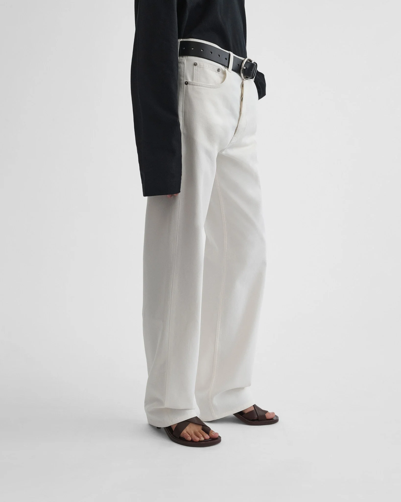CLASSIC JEANS | plaster white cotton - Image 5