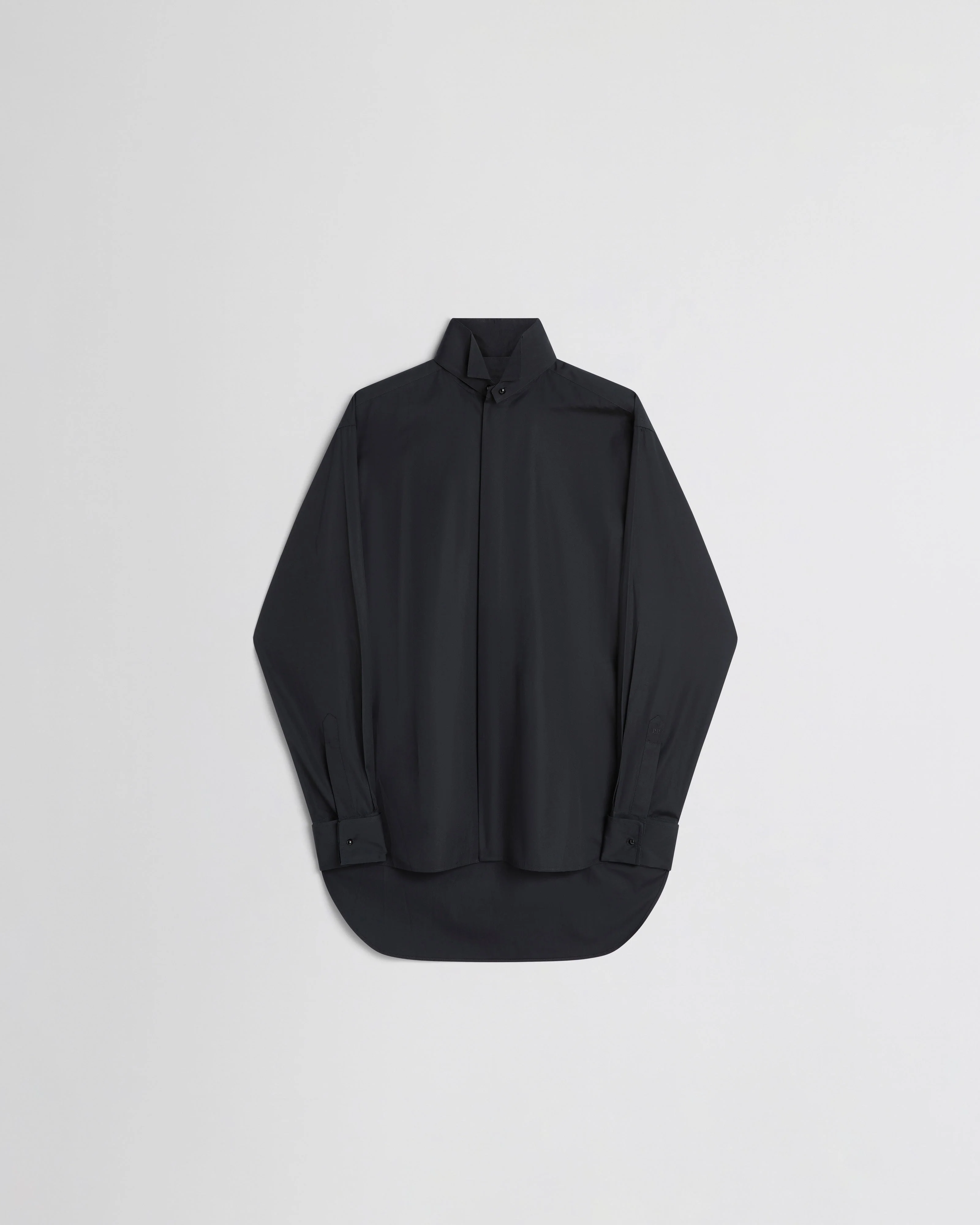 CUSTOM TUX SHIRT | black cotton