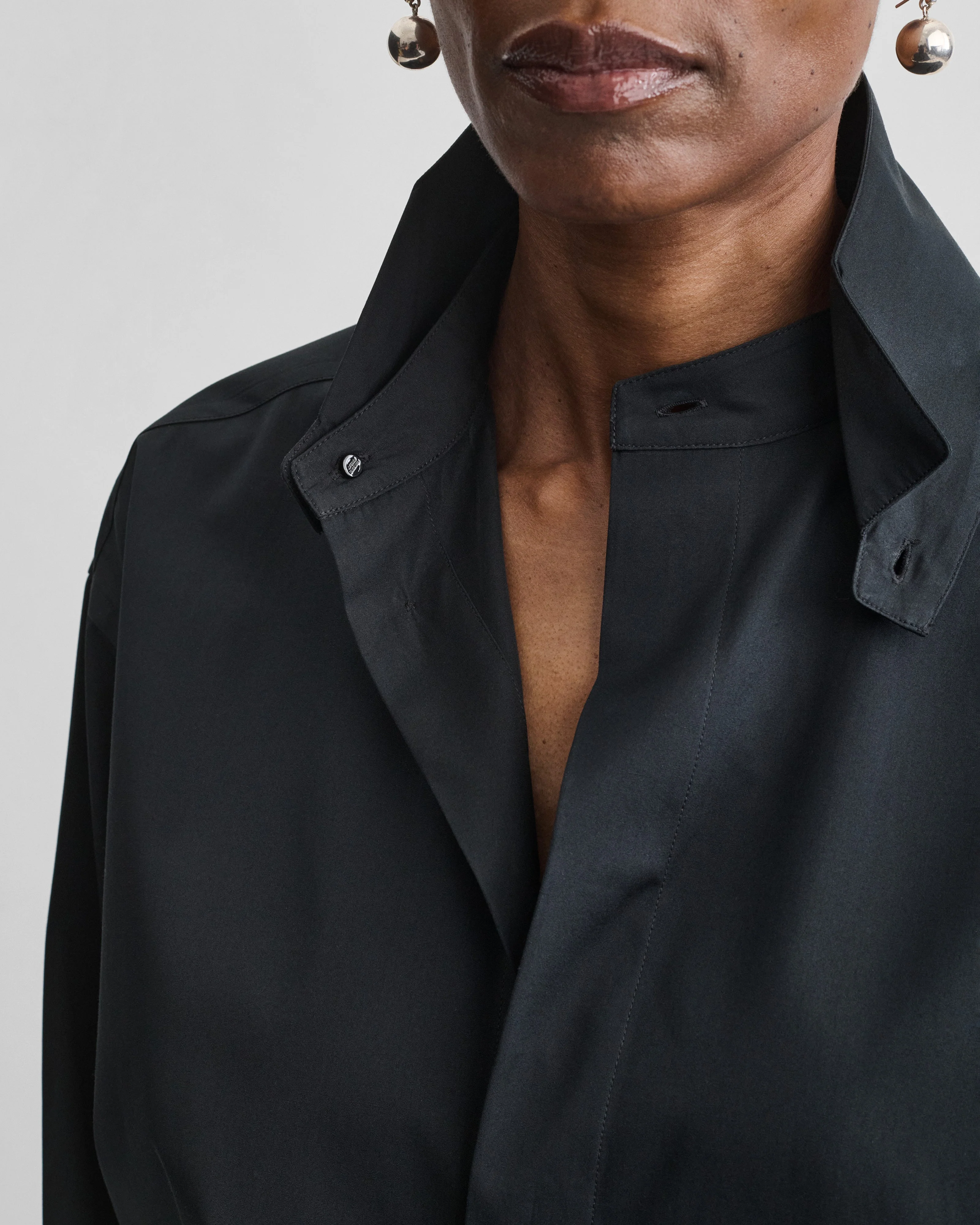 CUSTOM TUX SHIRT | black cotton - Image 5