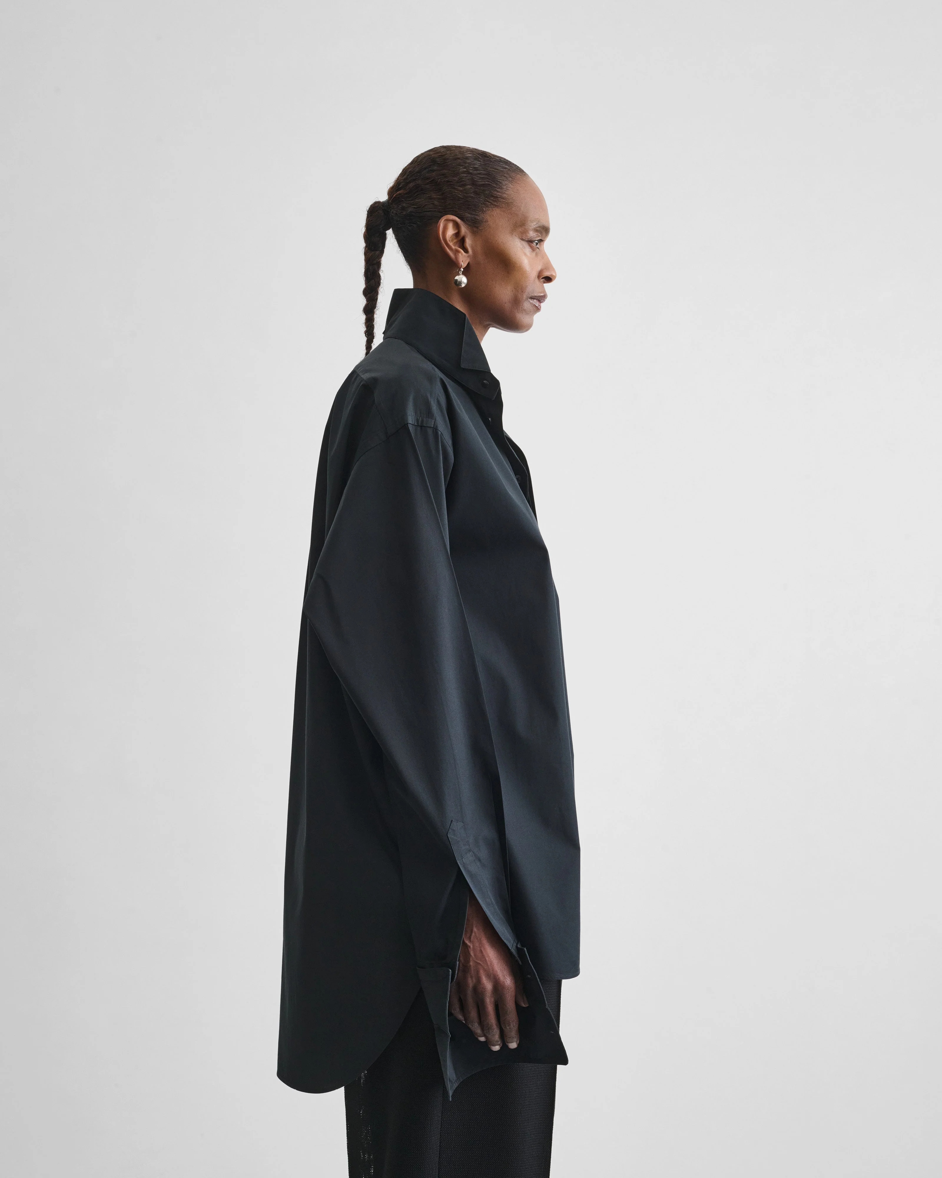 CUSTOM TUX SHIRT | black cotton - Image 6
