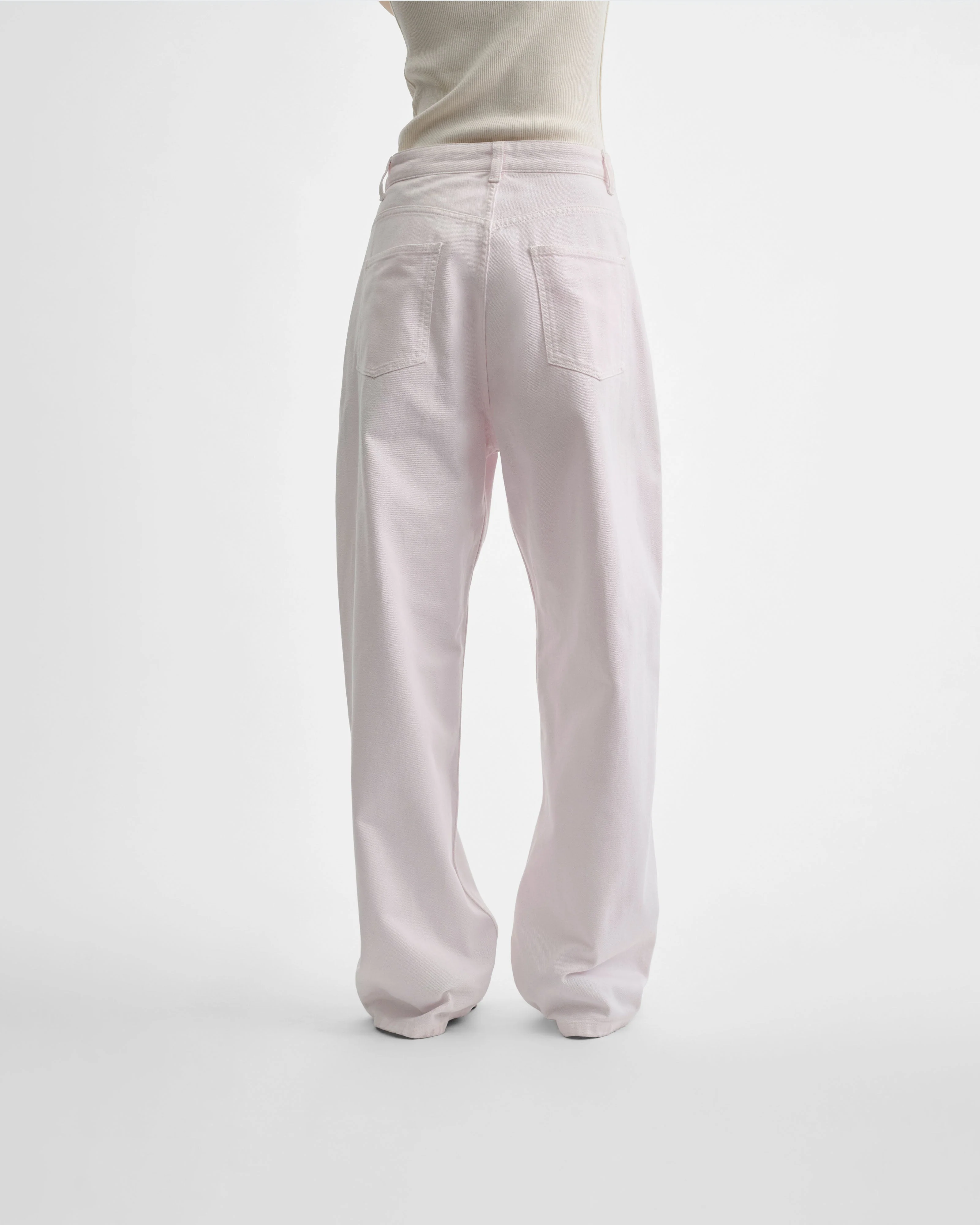 DROP JEANS | pale pink cotton - Image 5