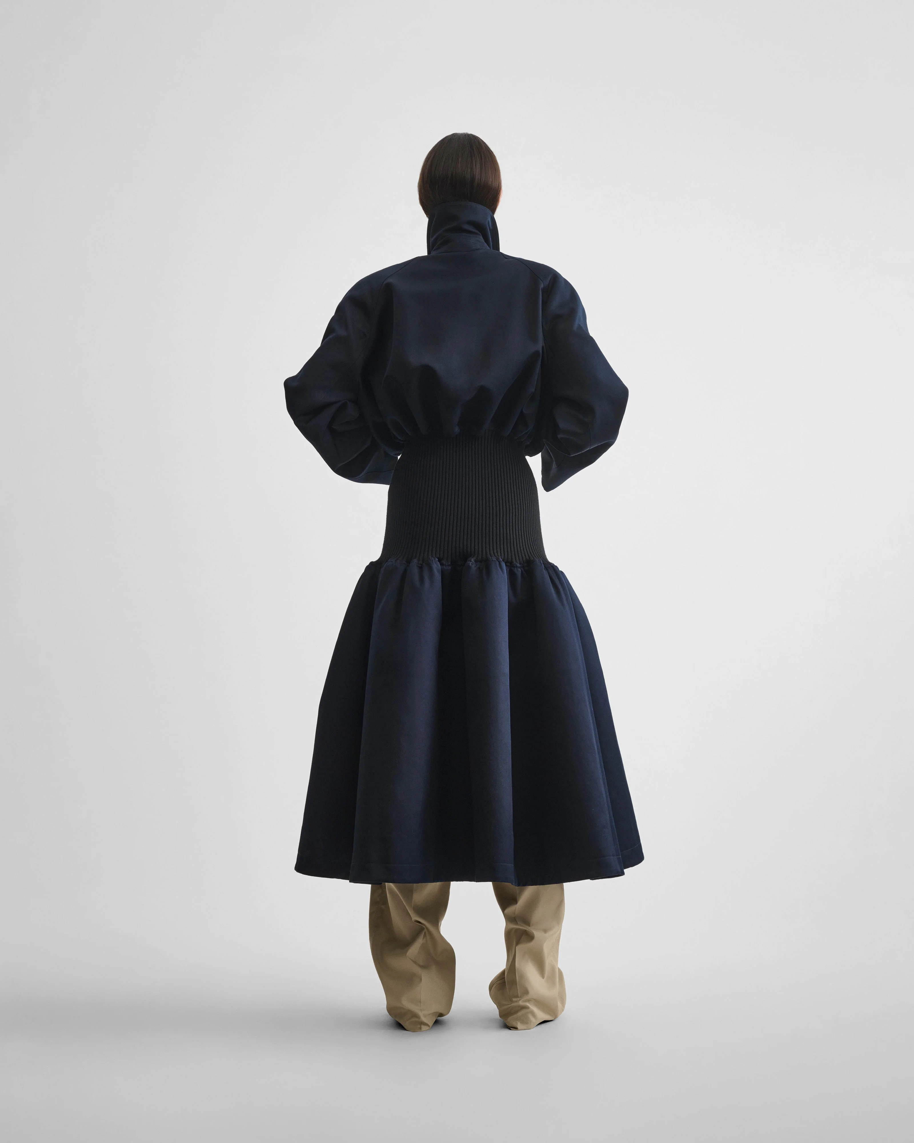 KICK COAT | dark navy cotton - Image 6