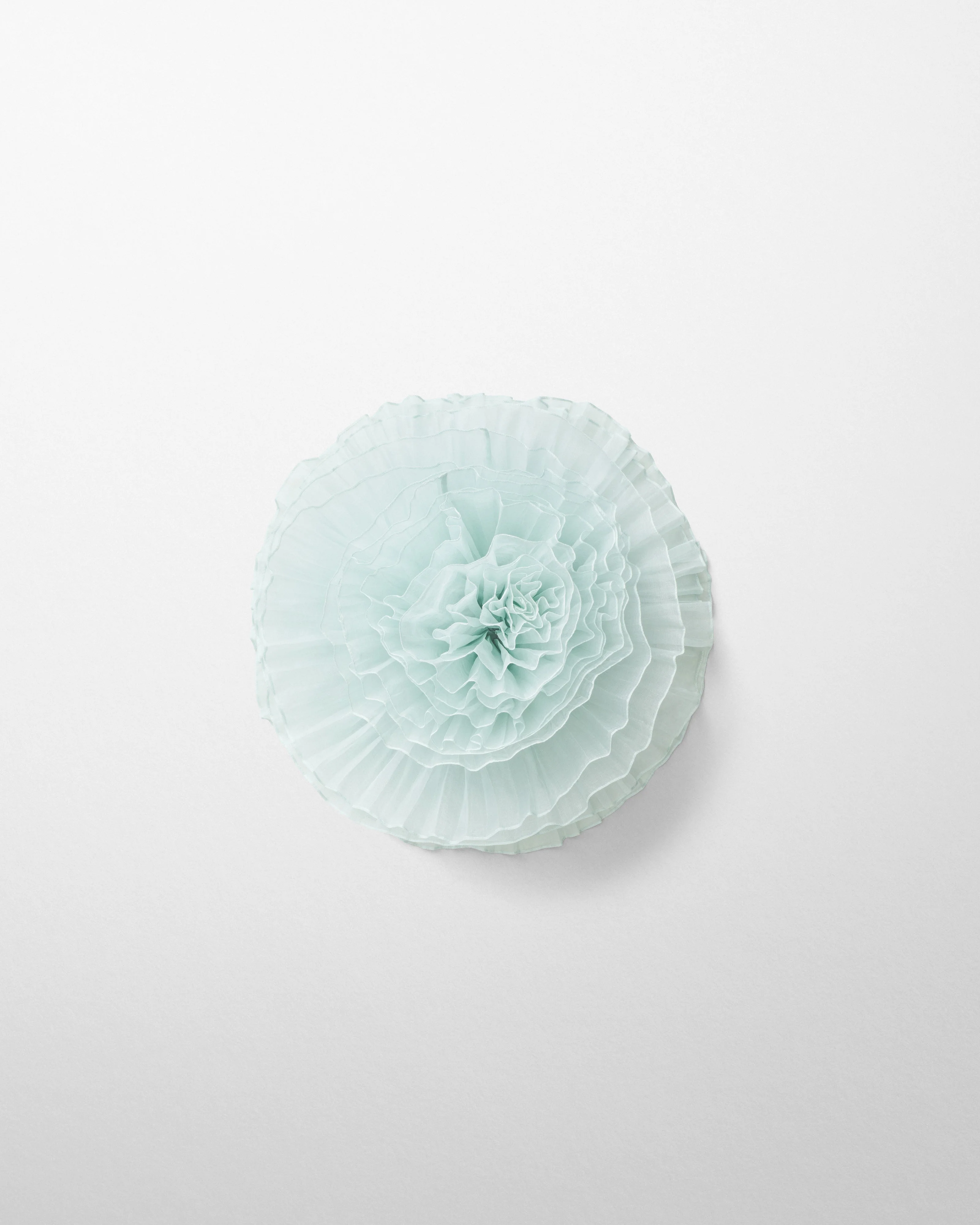 FULL BLOOM BROOCH | hazy blue silk