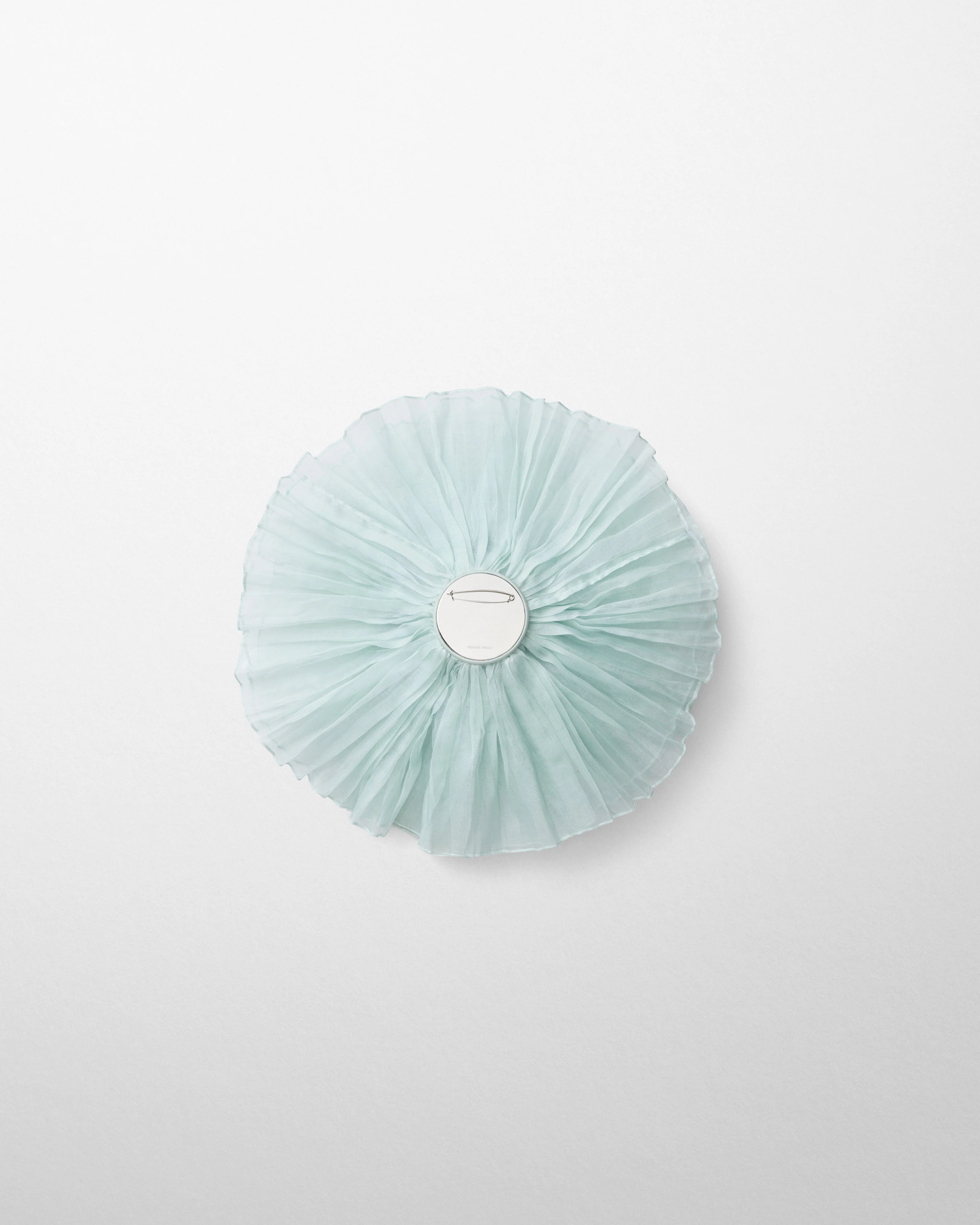 FULL BLOOM BROOCH | hazy blue silk - Image 2