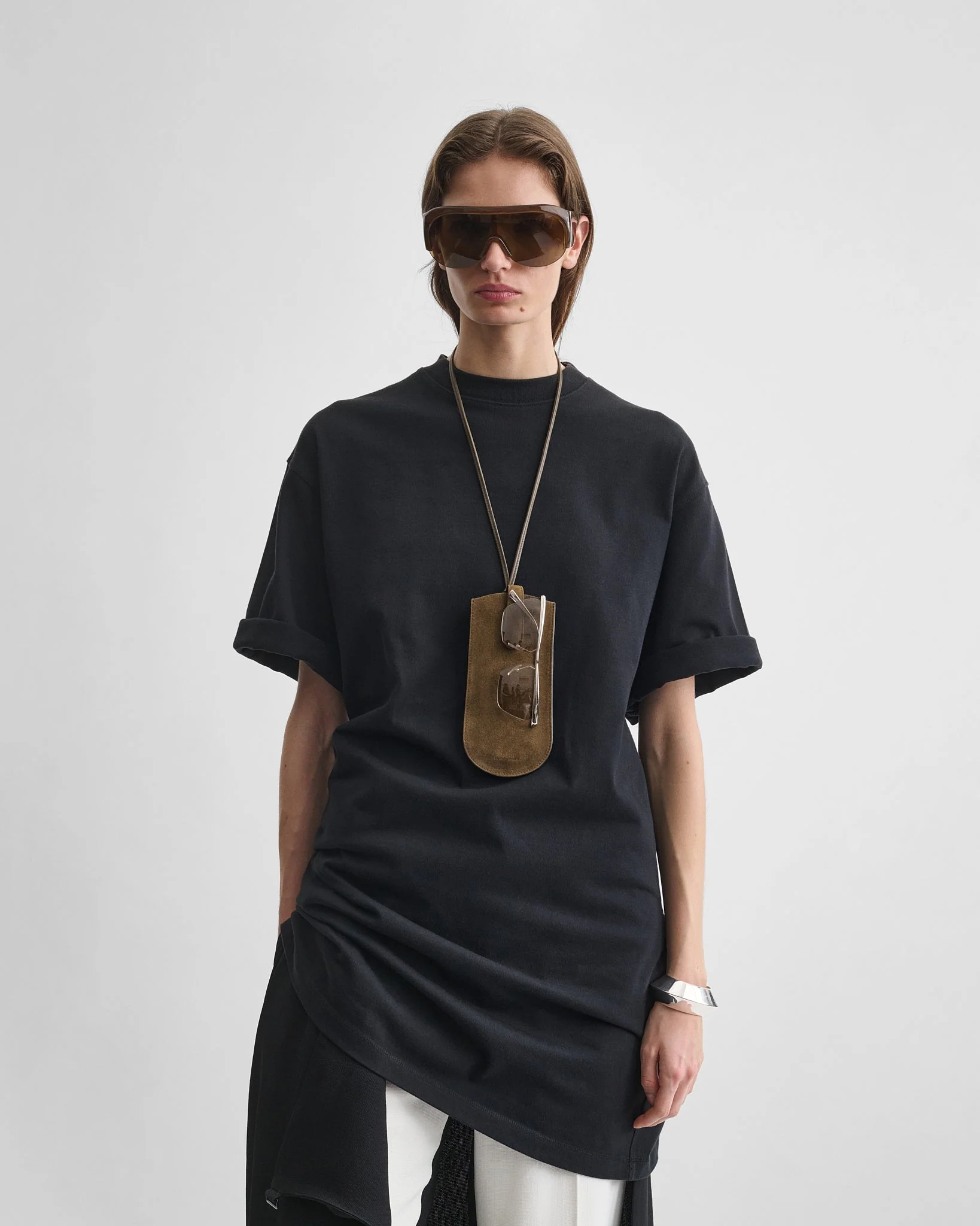 GLASSES POUCH | olive suede - Image 3