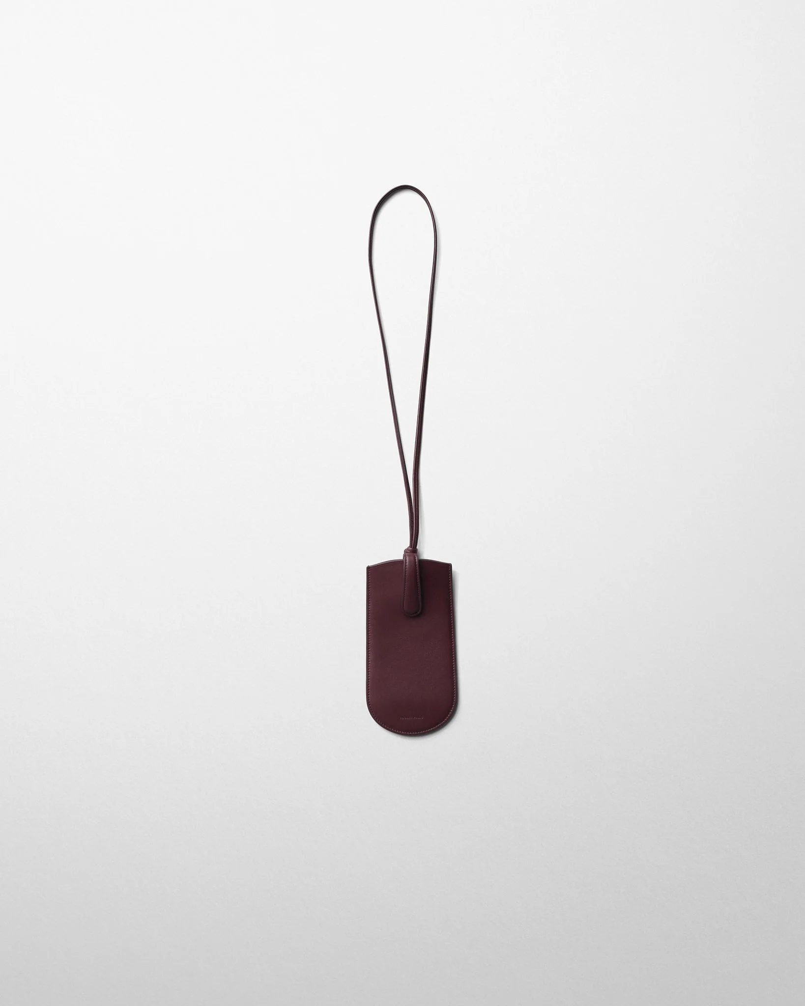GLASSES POUCH | oxblood leather