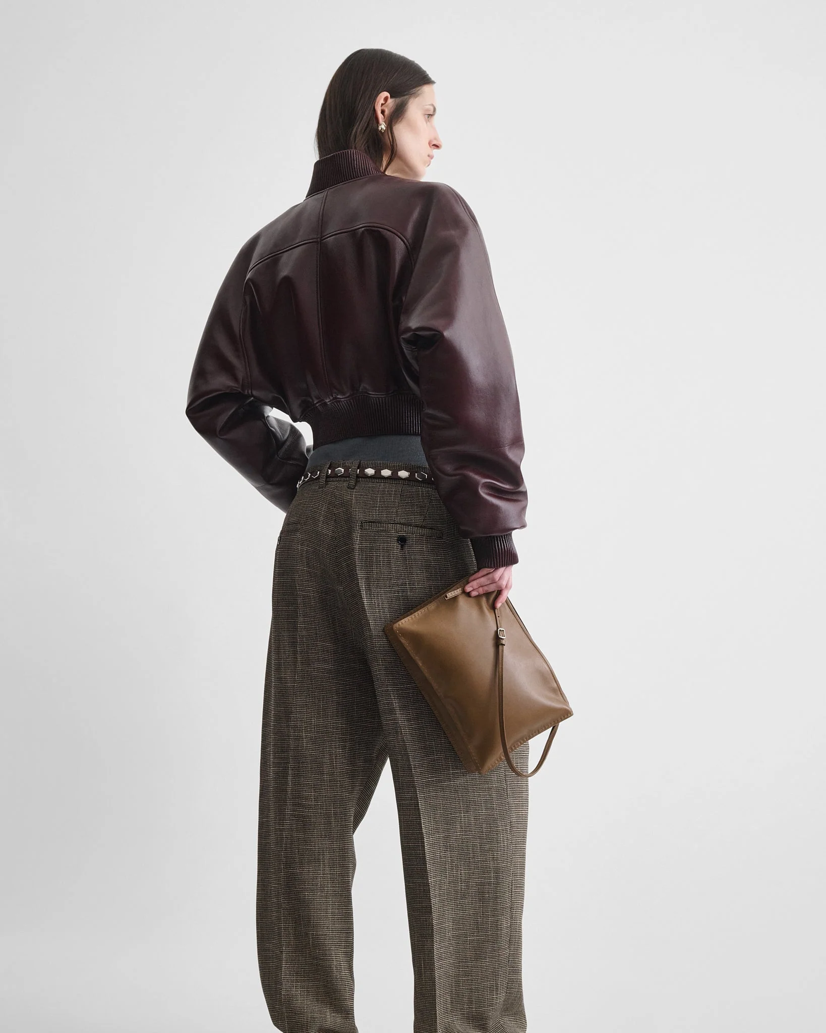 GLOVE POCHETTE | caramel leather - Image 6