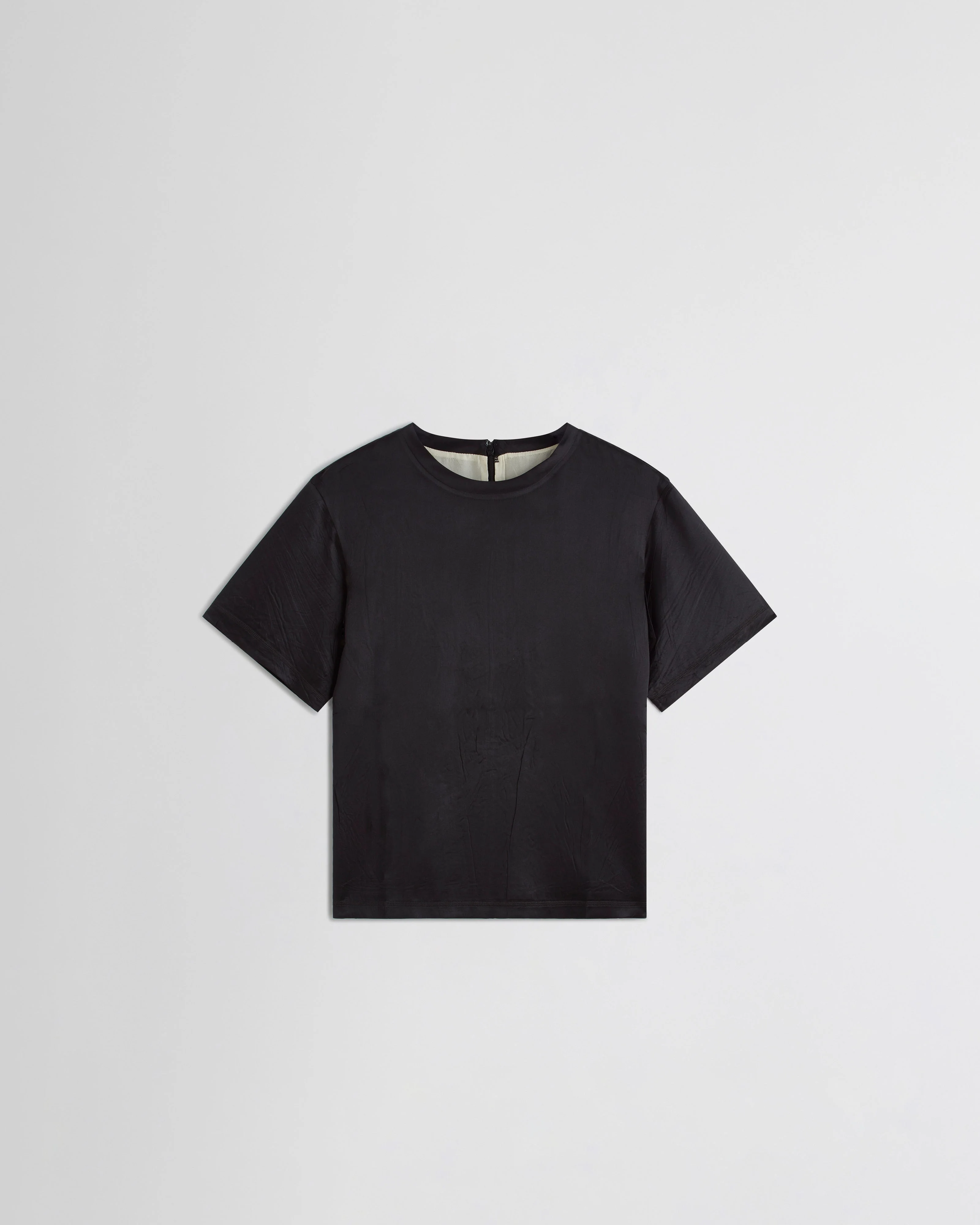 GRAPHIC T | black silk