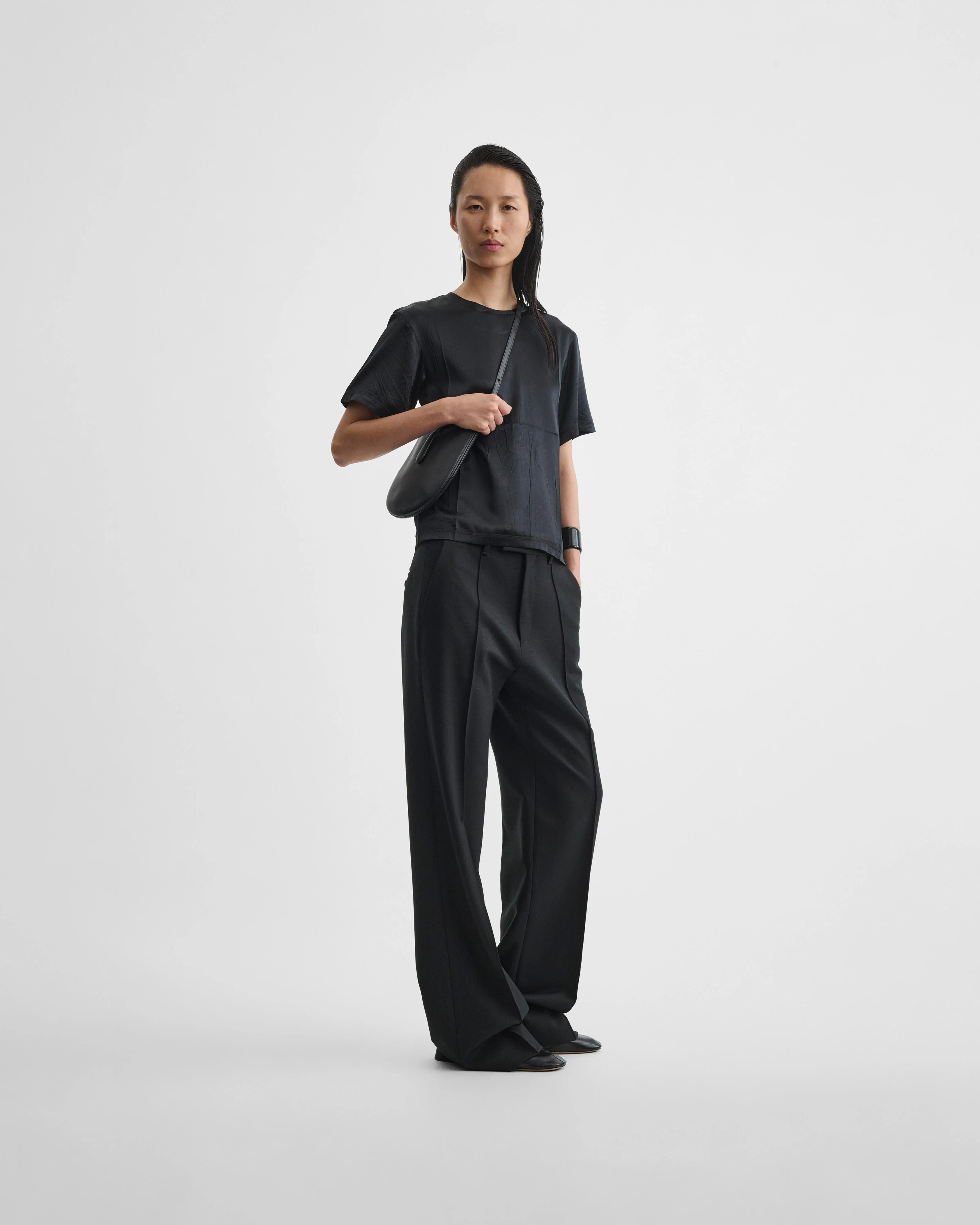 GRAPHIC T | black silk - Image 3