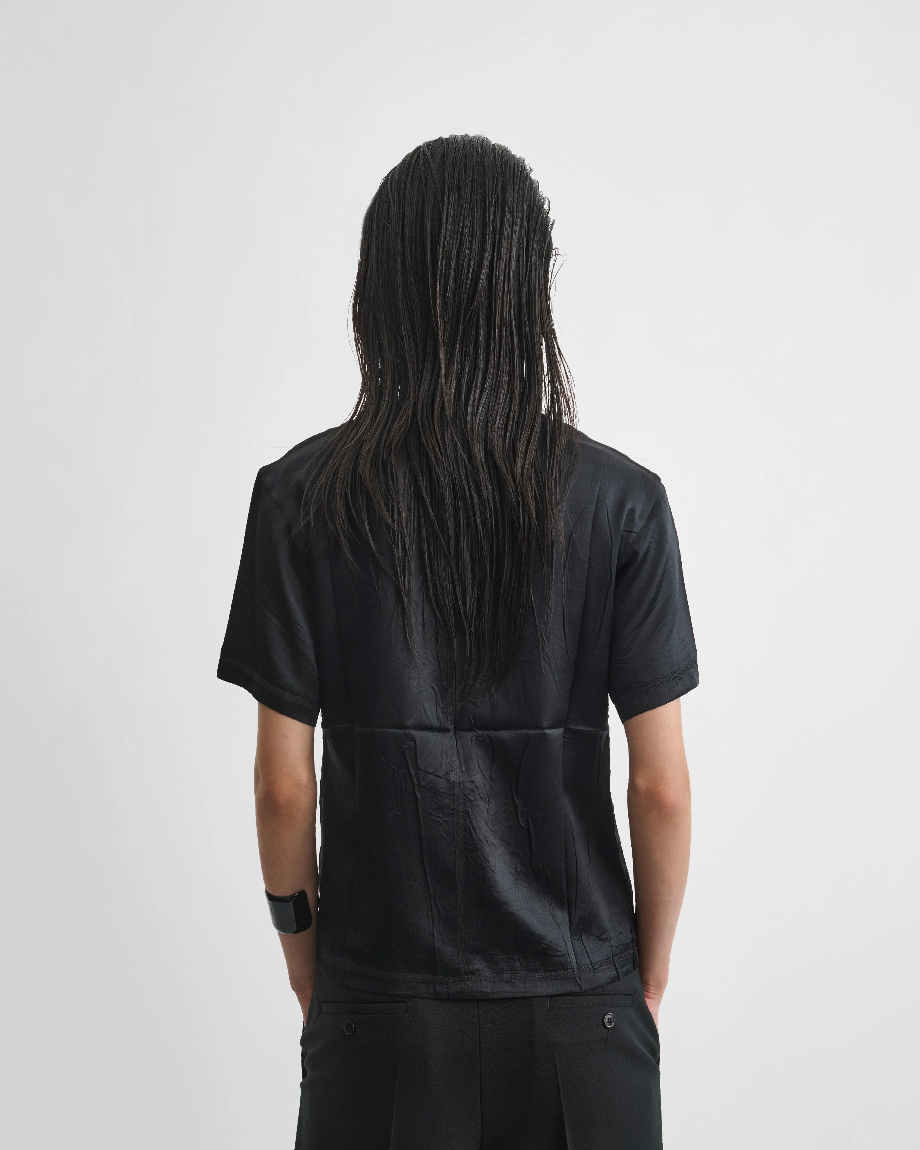 GRAPHIC T | black silk - Image 5