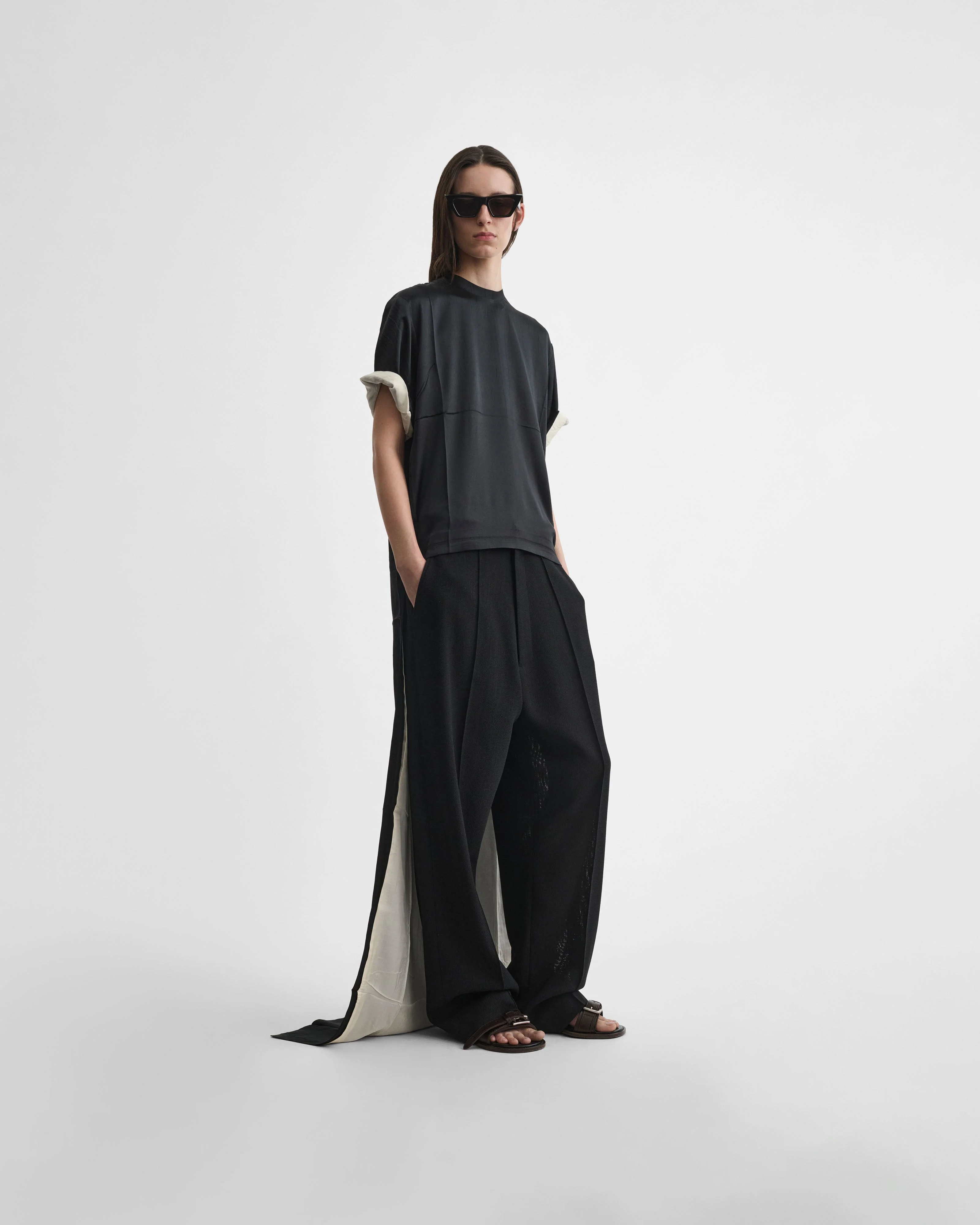 GRAPHIC TRAIN TEE | black silk - Image 3