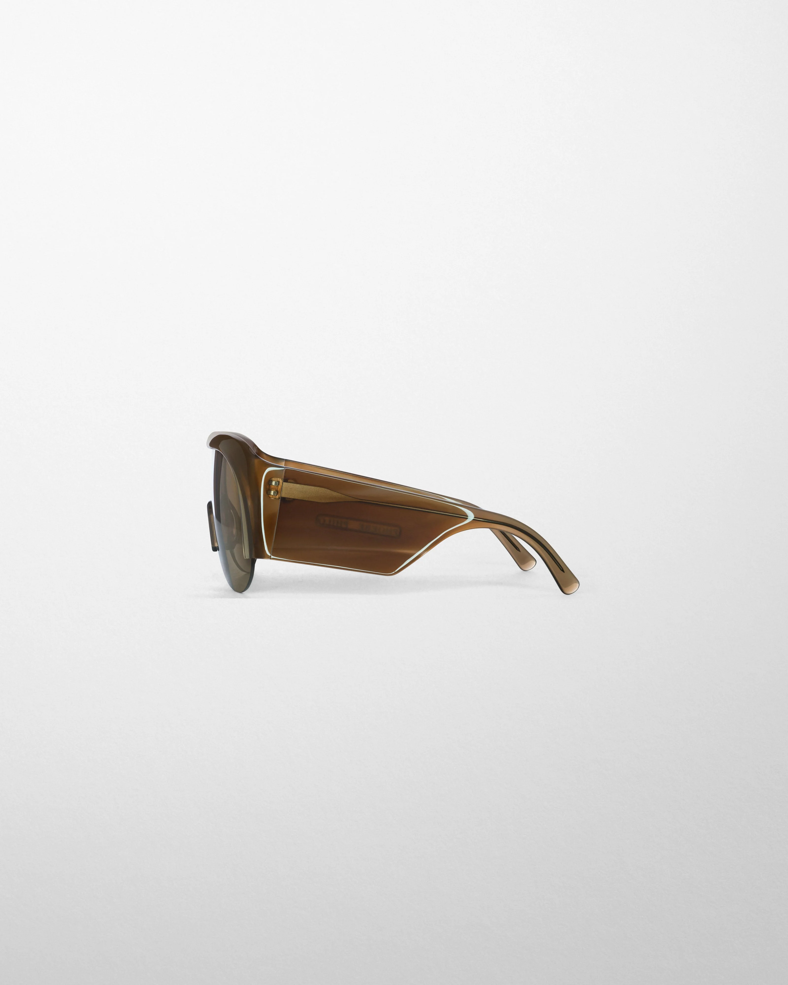 HALF BOMBE SUNGLASSES | conker tortoiseshell acetate - Image 2
