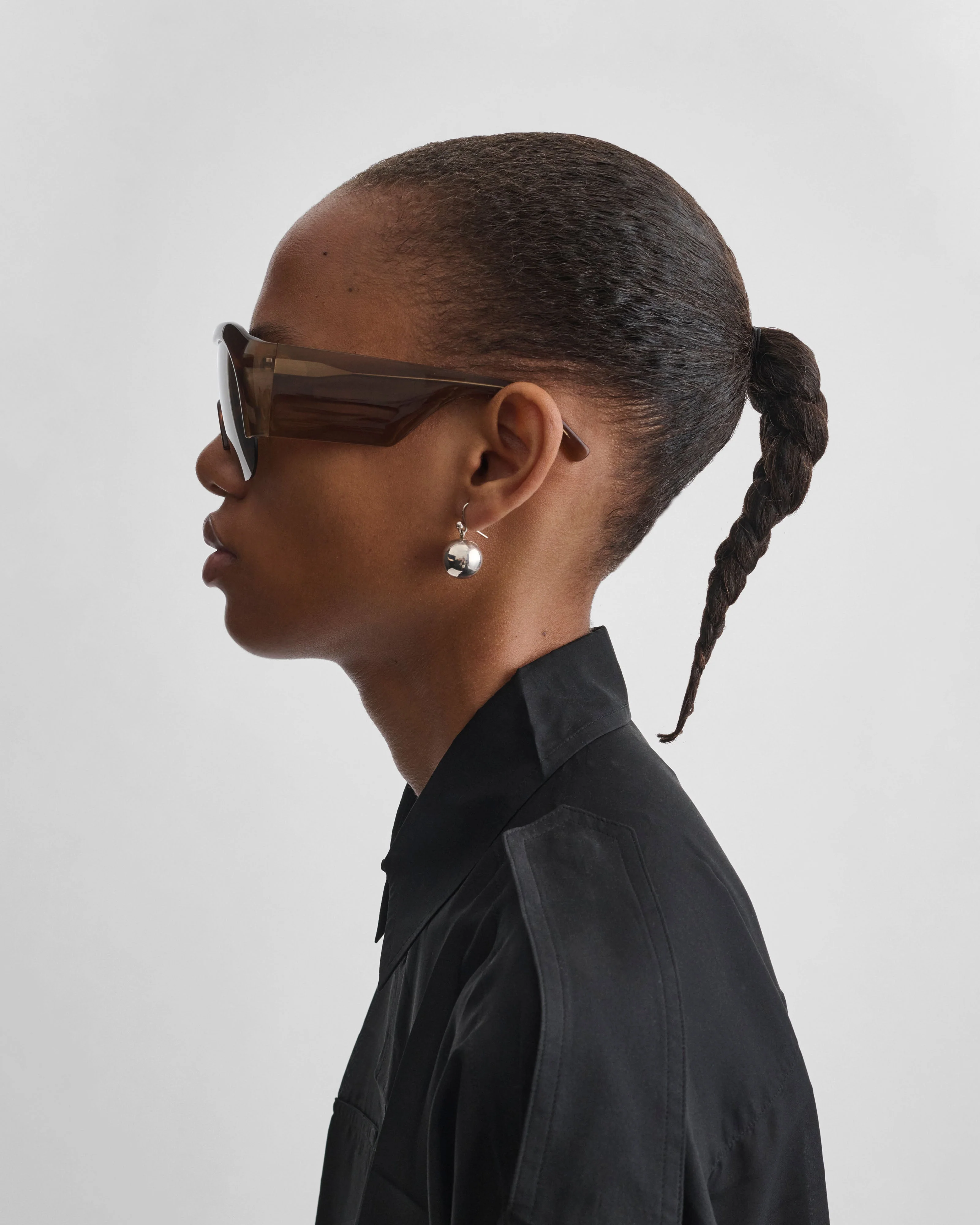 HALF BOMBE SUNGLASSES | conker tortoiseshell acetate - Image 4