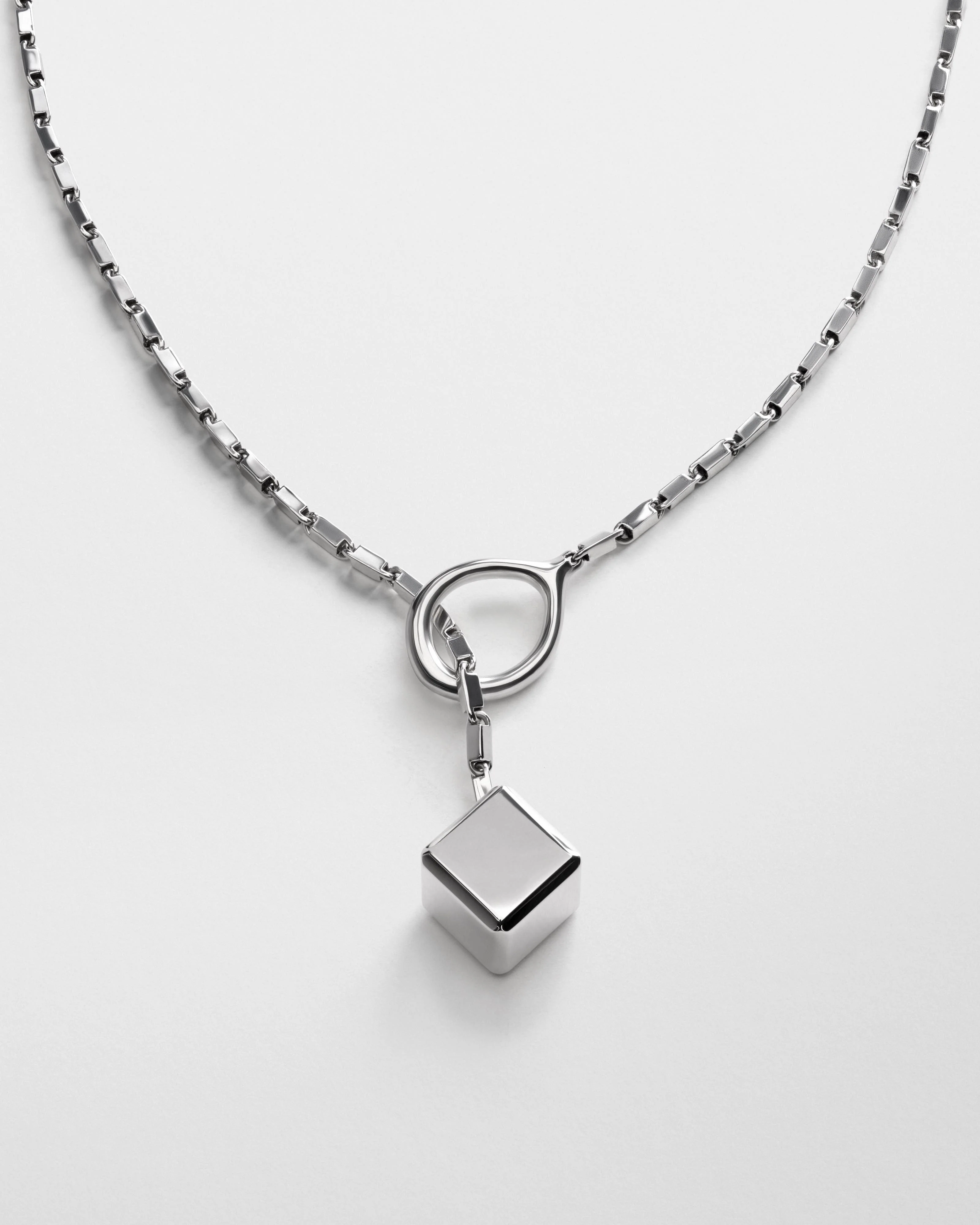 HOOP TIE PENDANT | sterling silver - Image 2