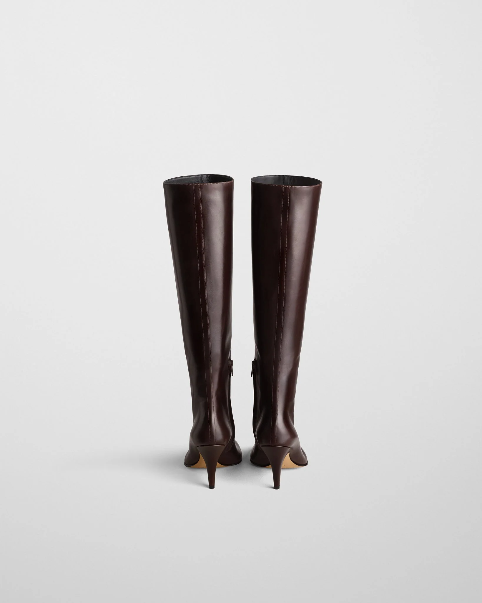KNEE-HIGH BOOT | oxblood leather - Image 4