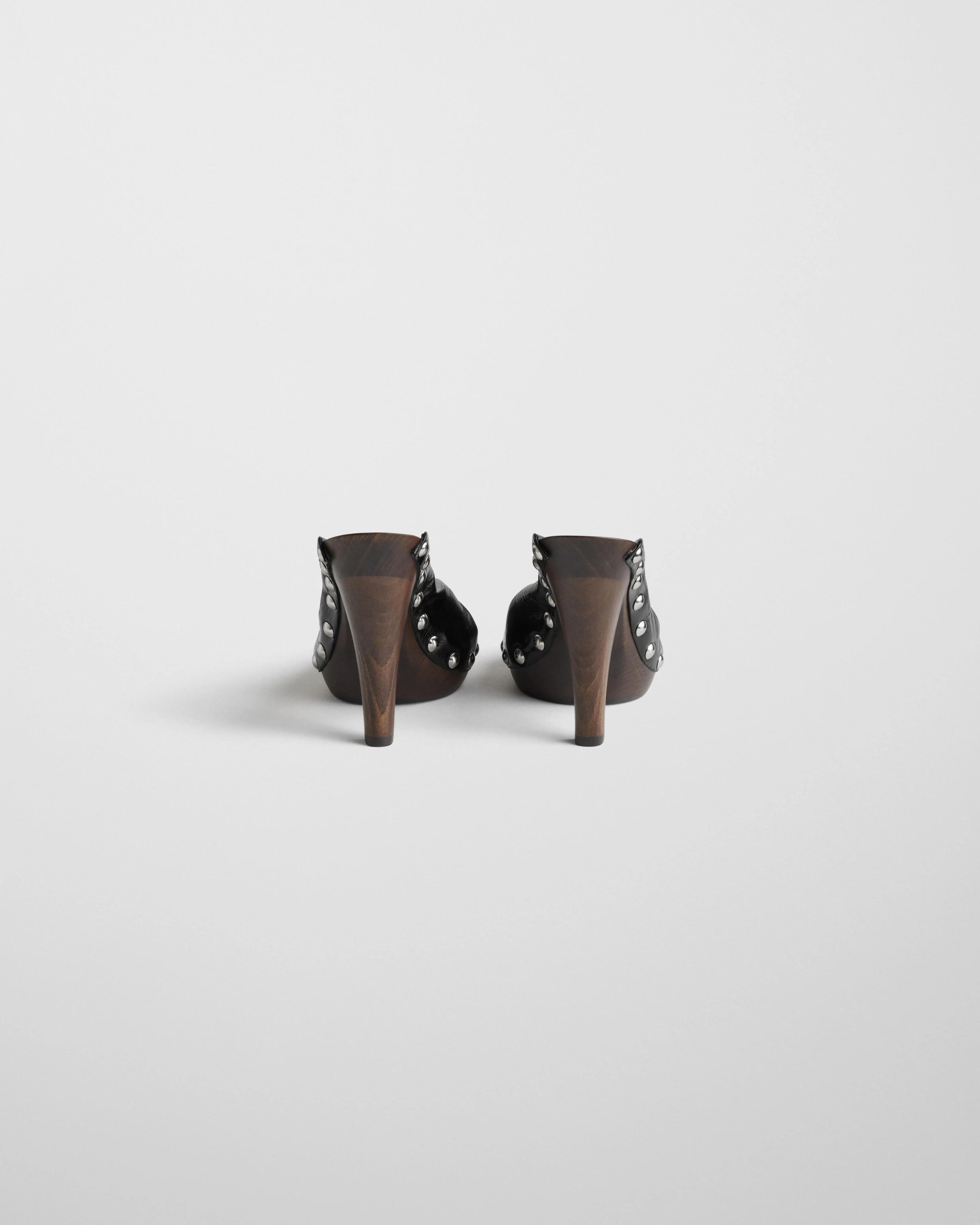 KNOTTED CLOG | black leather - Image 4