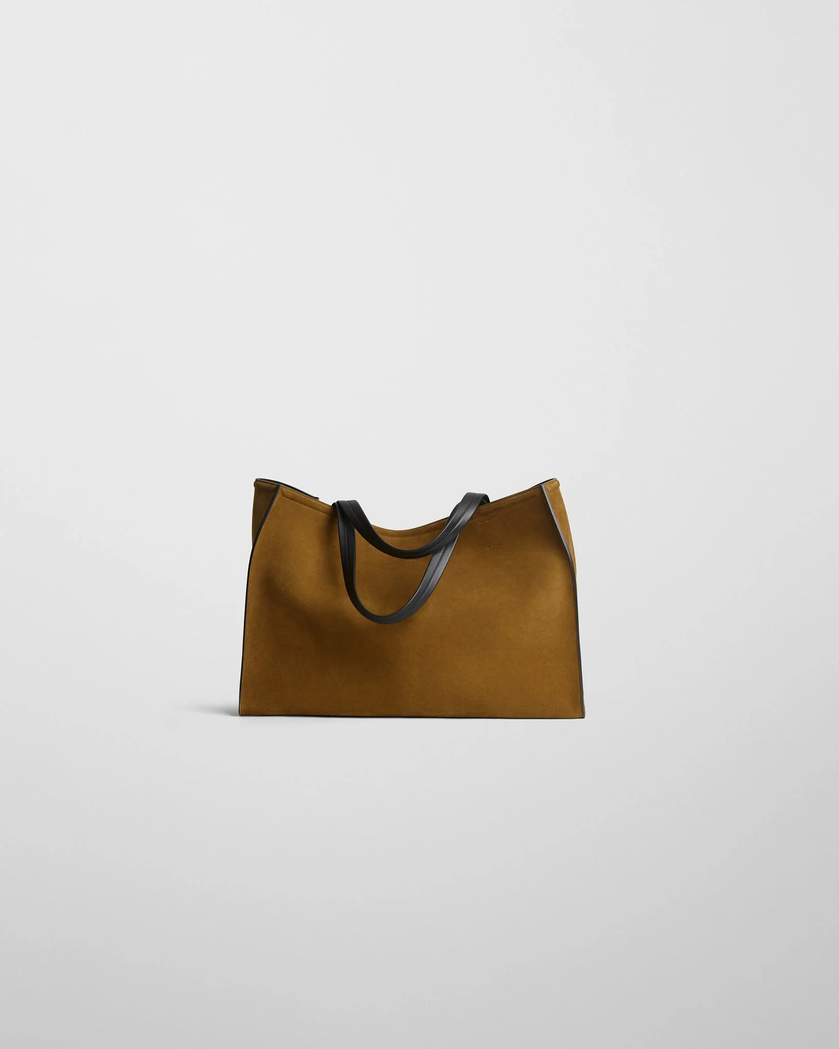 LARGE SLOUCH CABAS | toffee suede