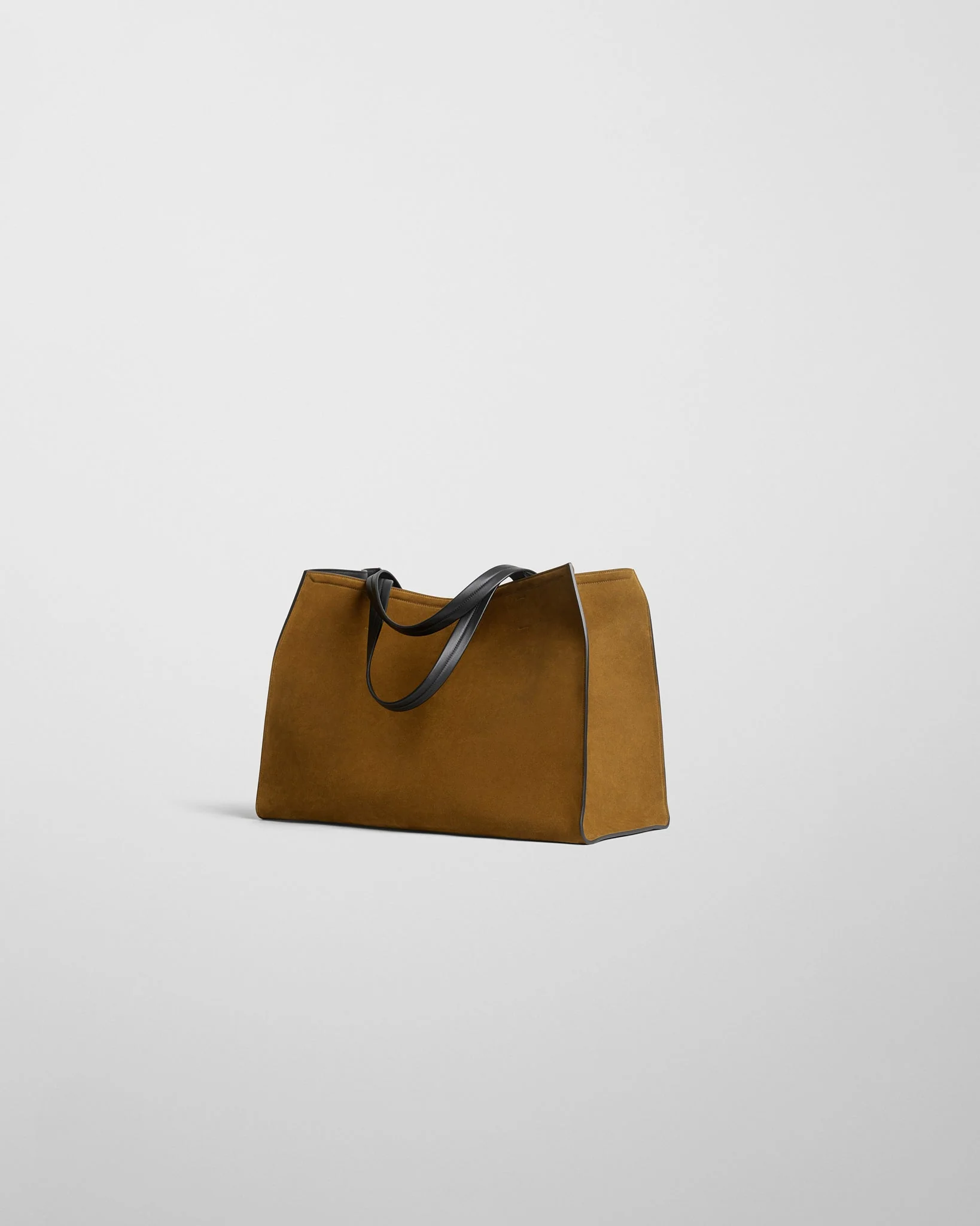 LARGE SLOUCH CABAS | toffee suede - Image 3