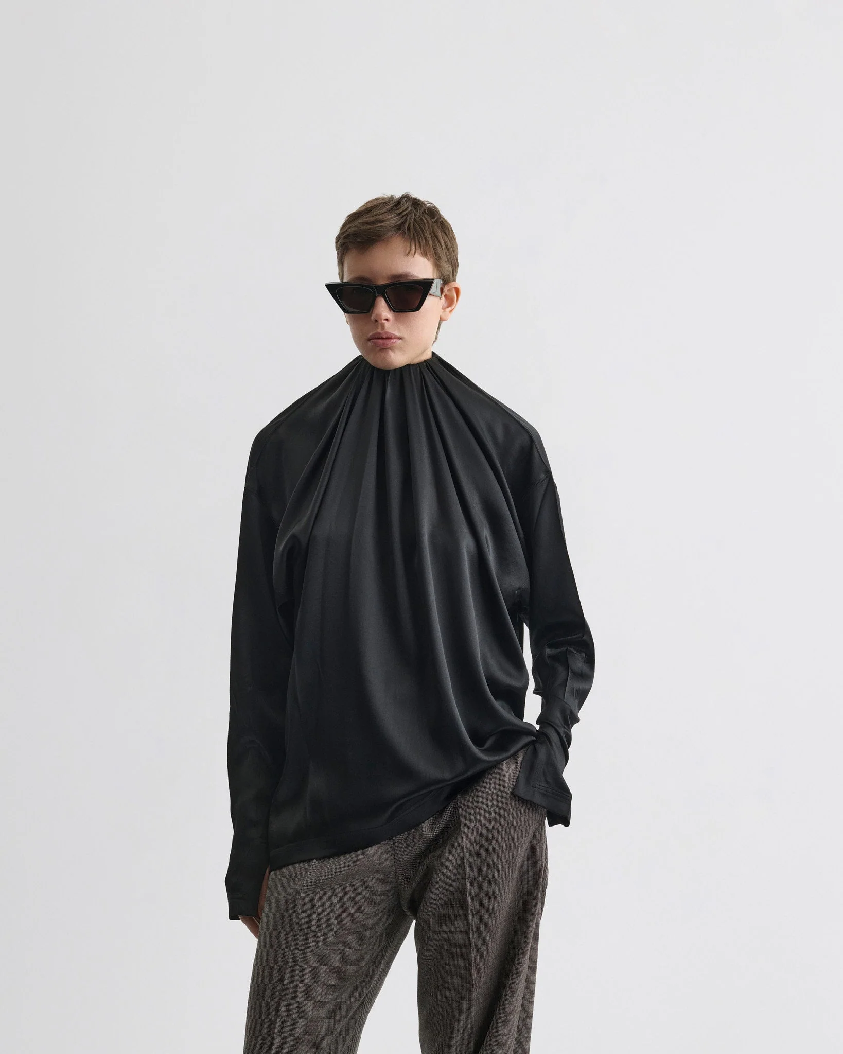 LIQUID SOFT RIDGE TOP | black silk - Image 4