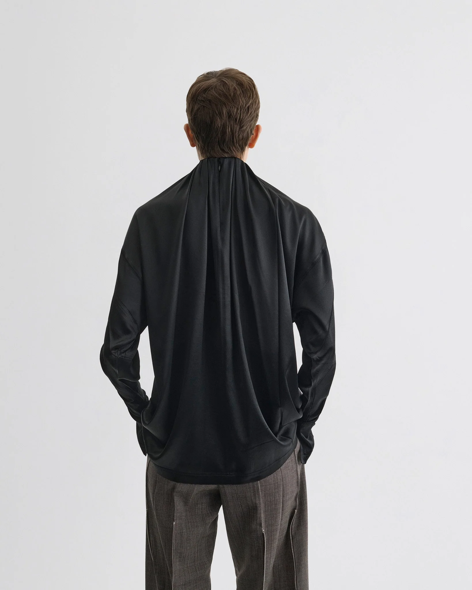 LIQUID SOFT RIDGE TOP | black silk - Image 6