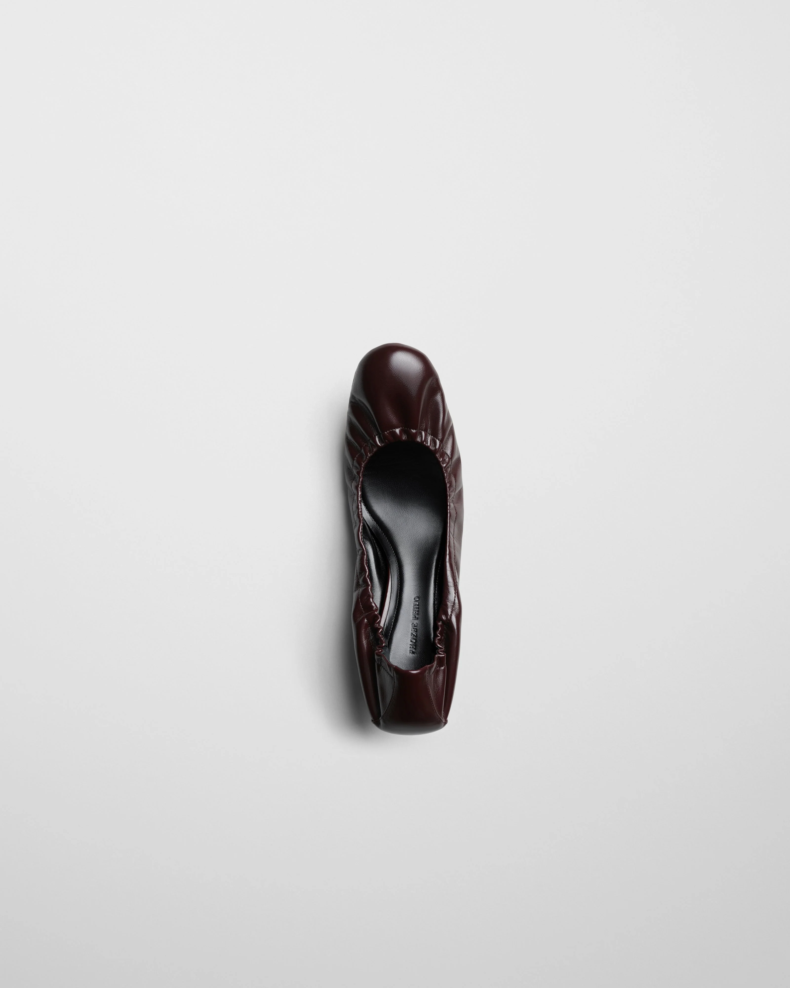 LOW PUCKER PUMP 45 | oxblood leather - Image 3