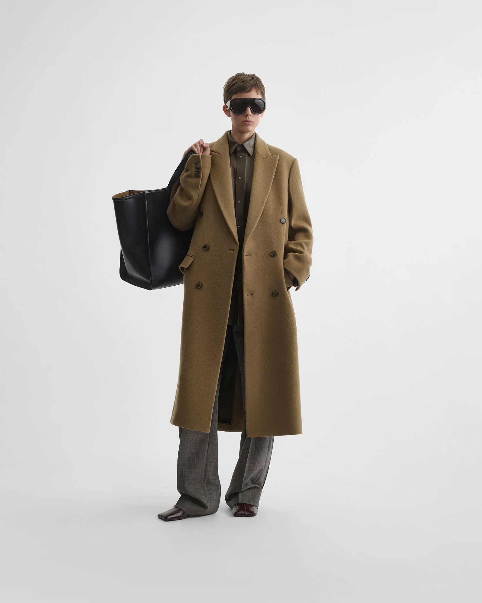 MAN'S COAT | tobacco cashmere - Image 3