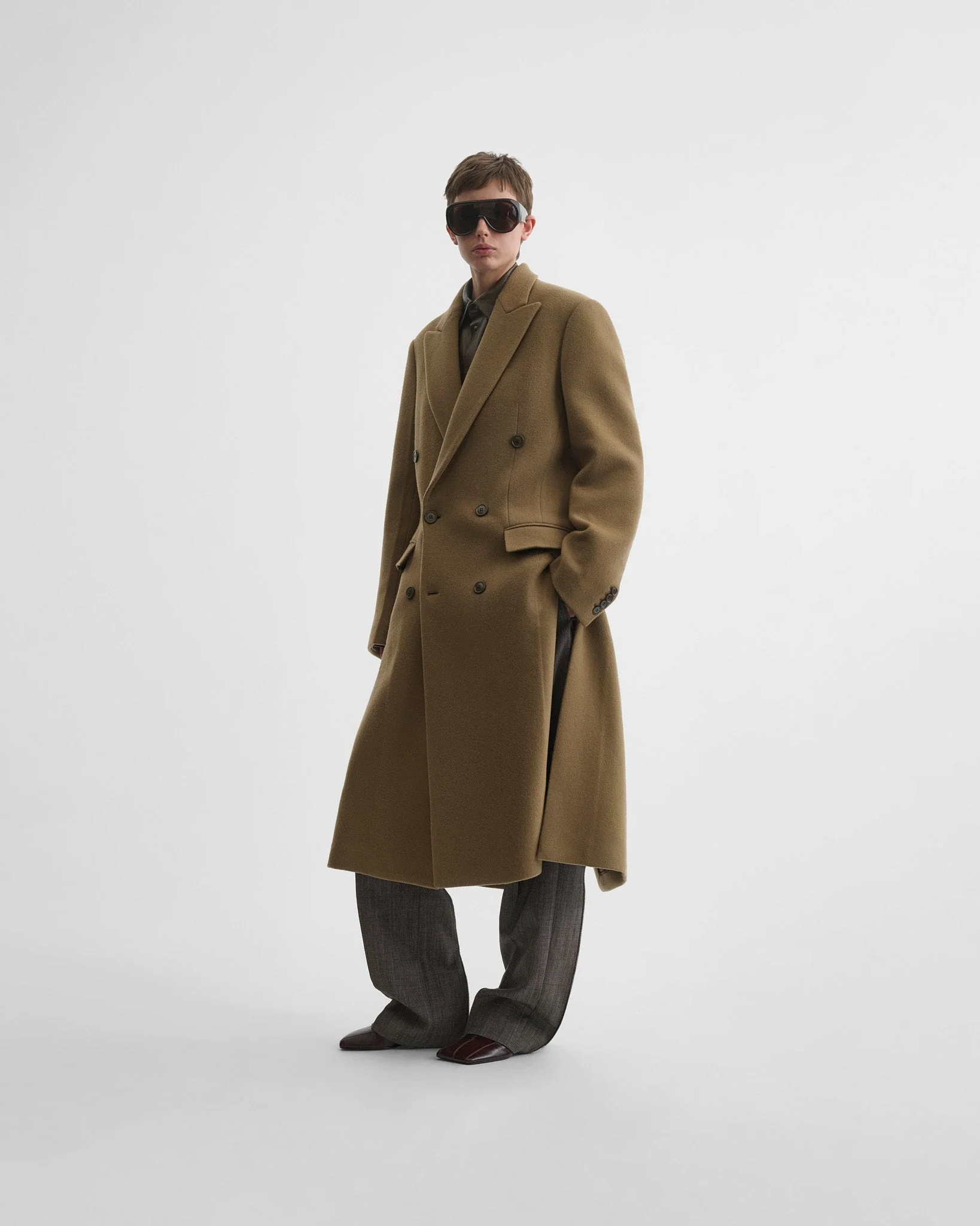 MAN'S COAT | tobacco cashmere - Image 4