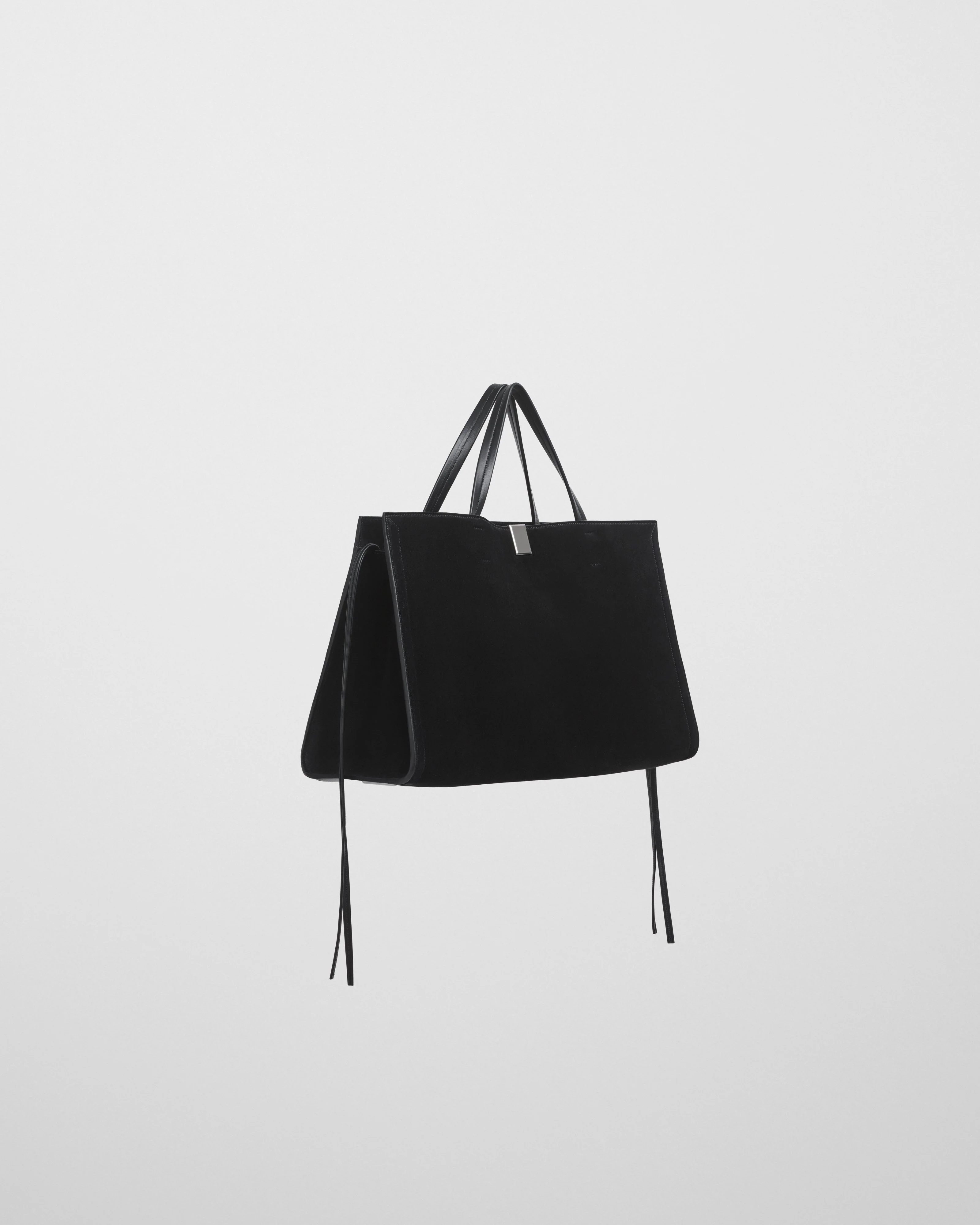 MEDIUM KIT CABAS | black suede - Image 2