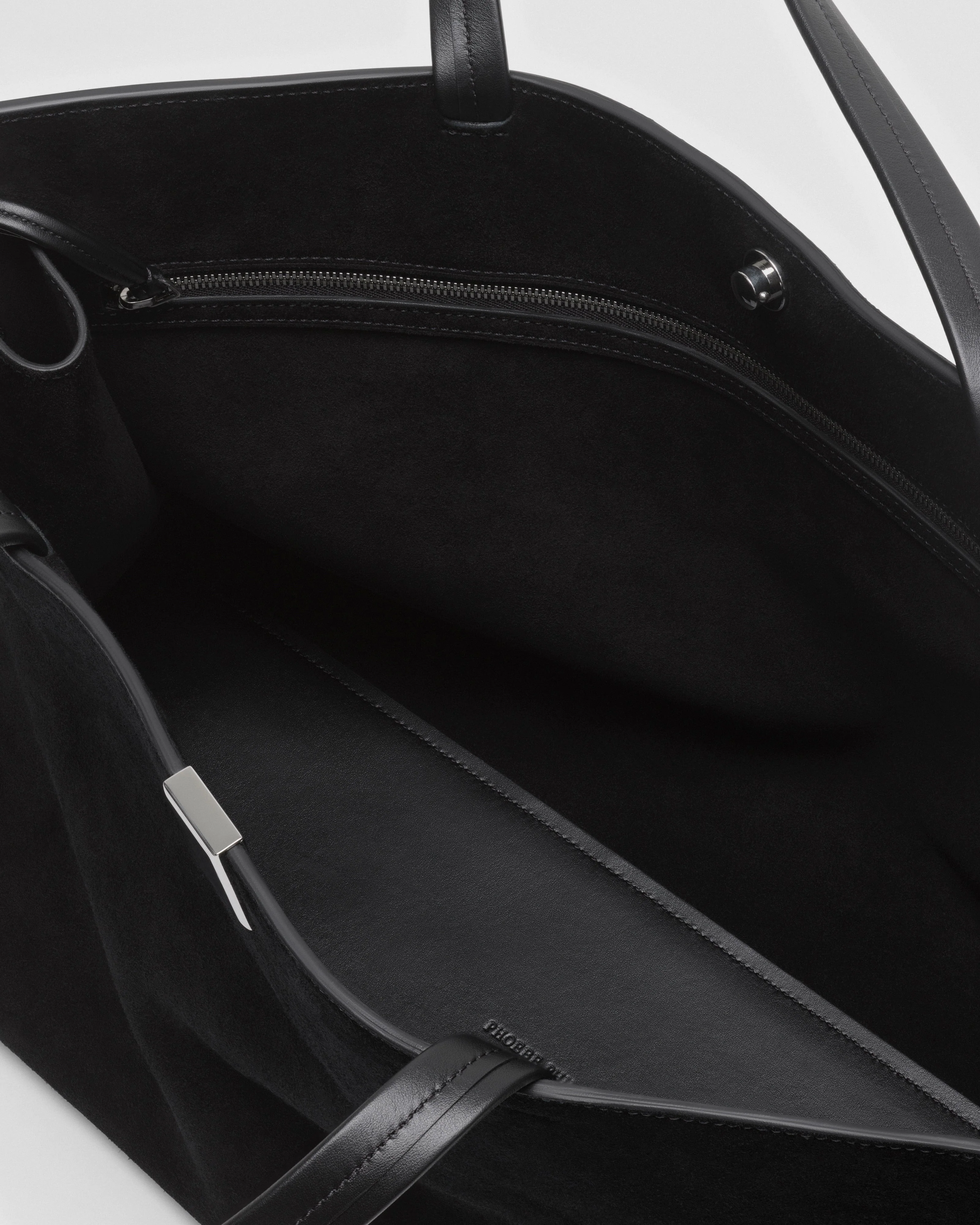 MEDIUM KIT CABAS | black suede - Image 3