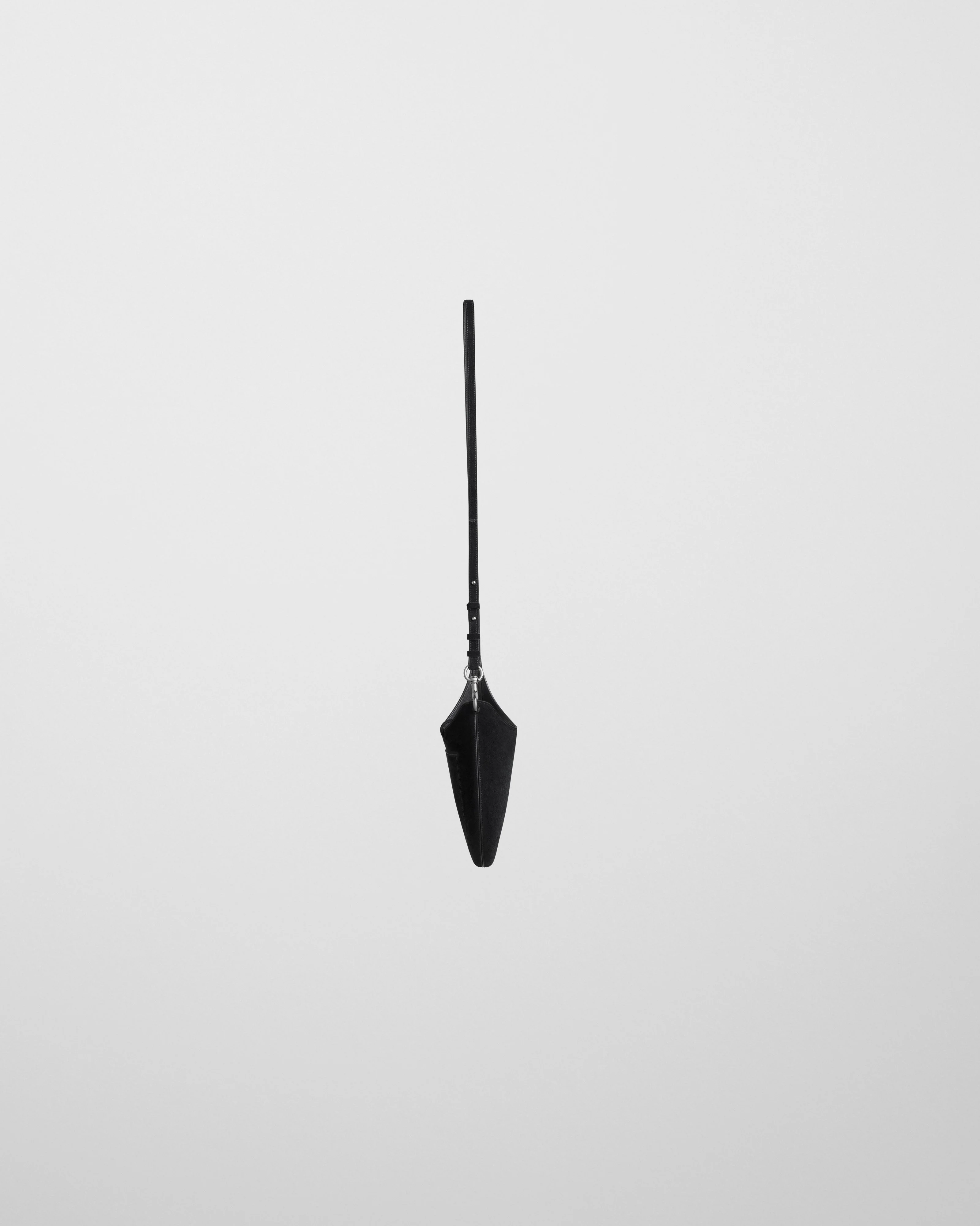 MINI BEAN SLING | black suede leather - Image 3