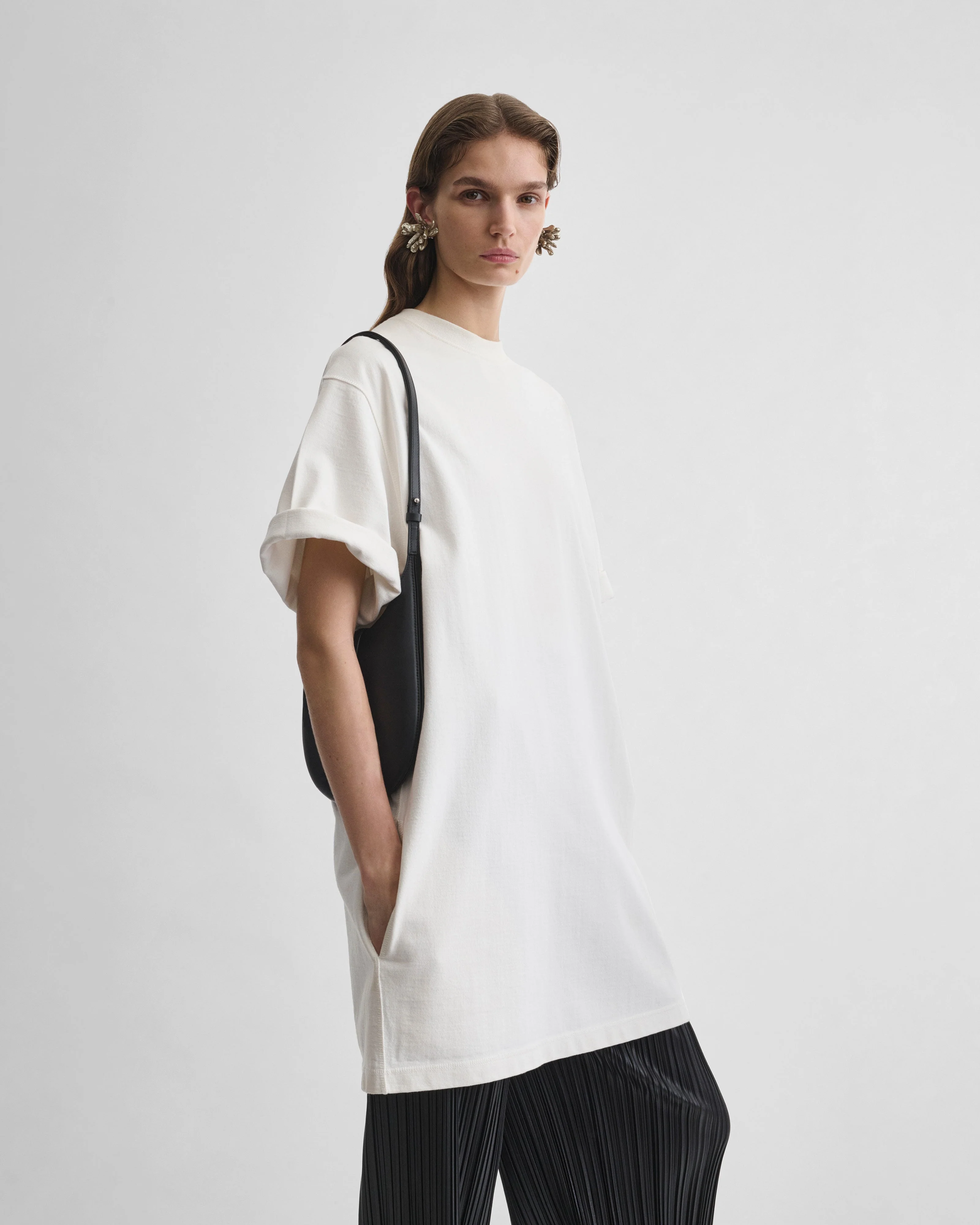 MINI BEAN SLING | black leather - Image 2