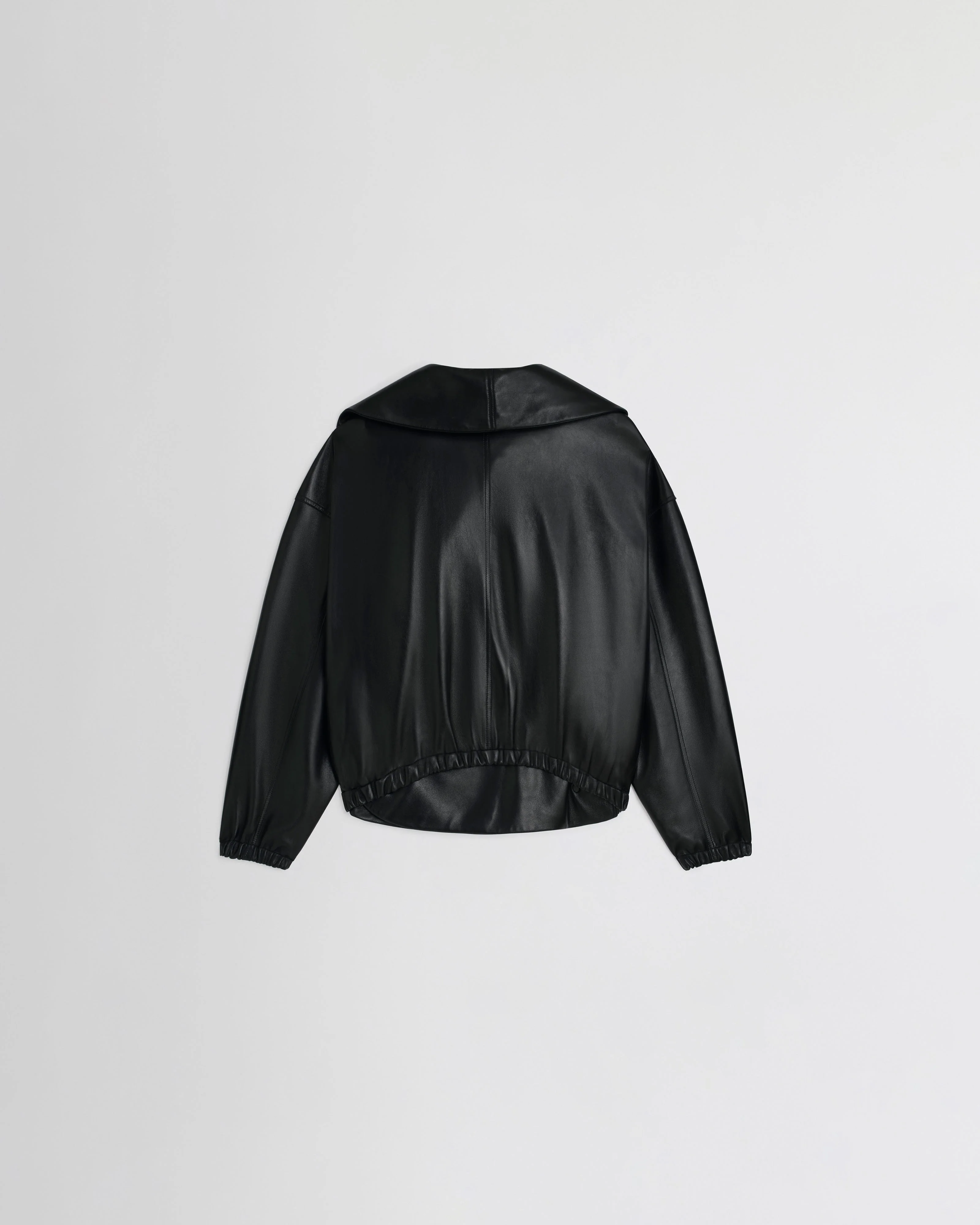 MOON BOMBER | black leather - Image 2