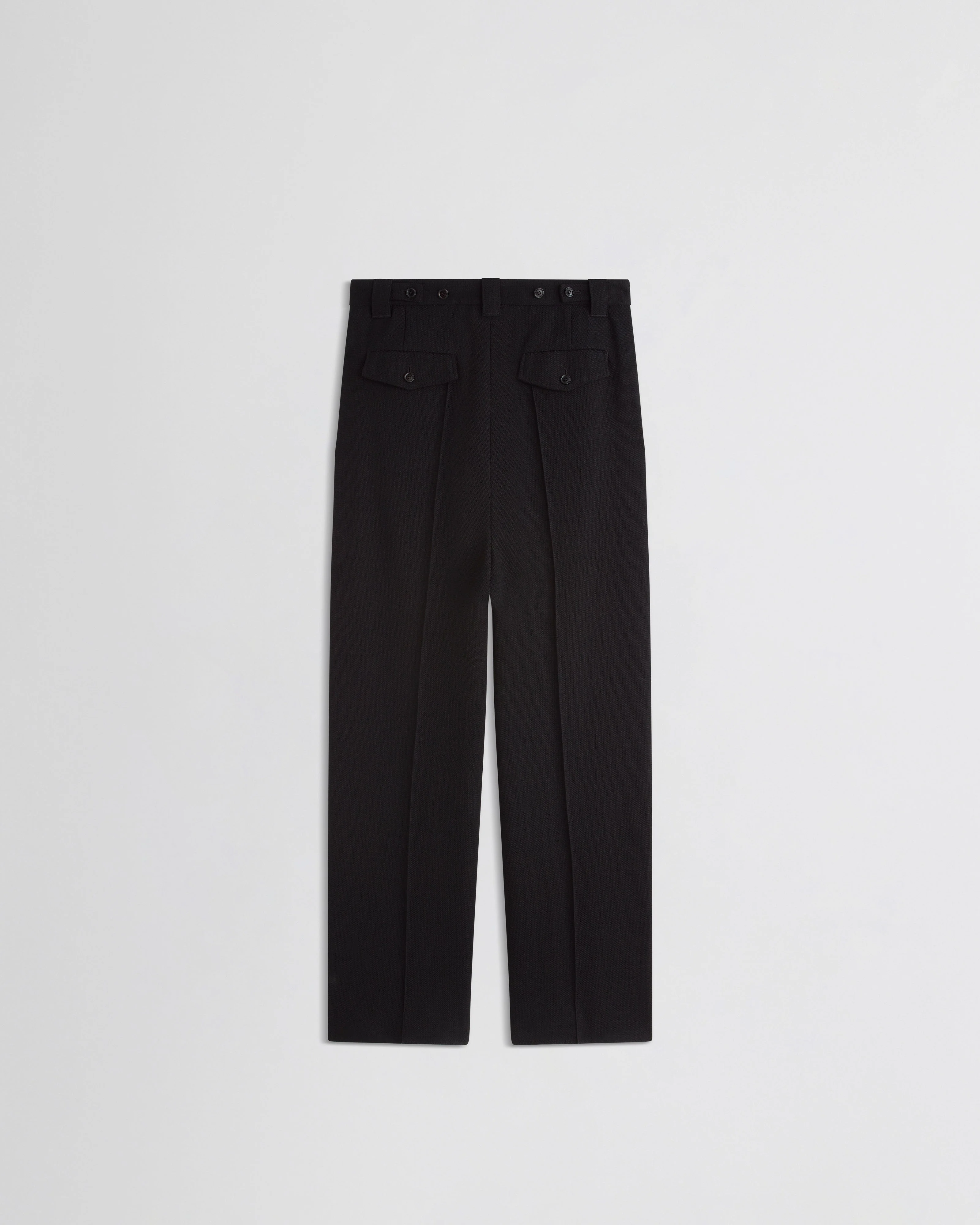 OVERSIZED TROUSERS | black viscose - Image 2